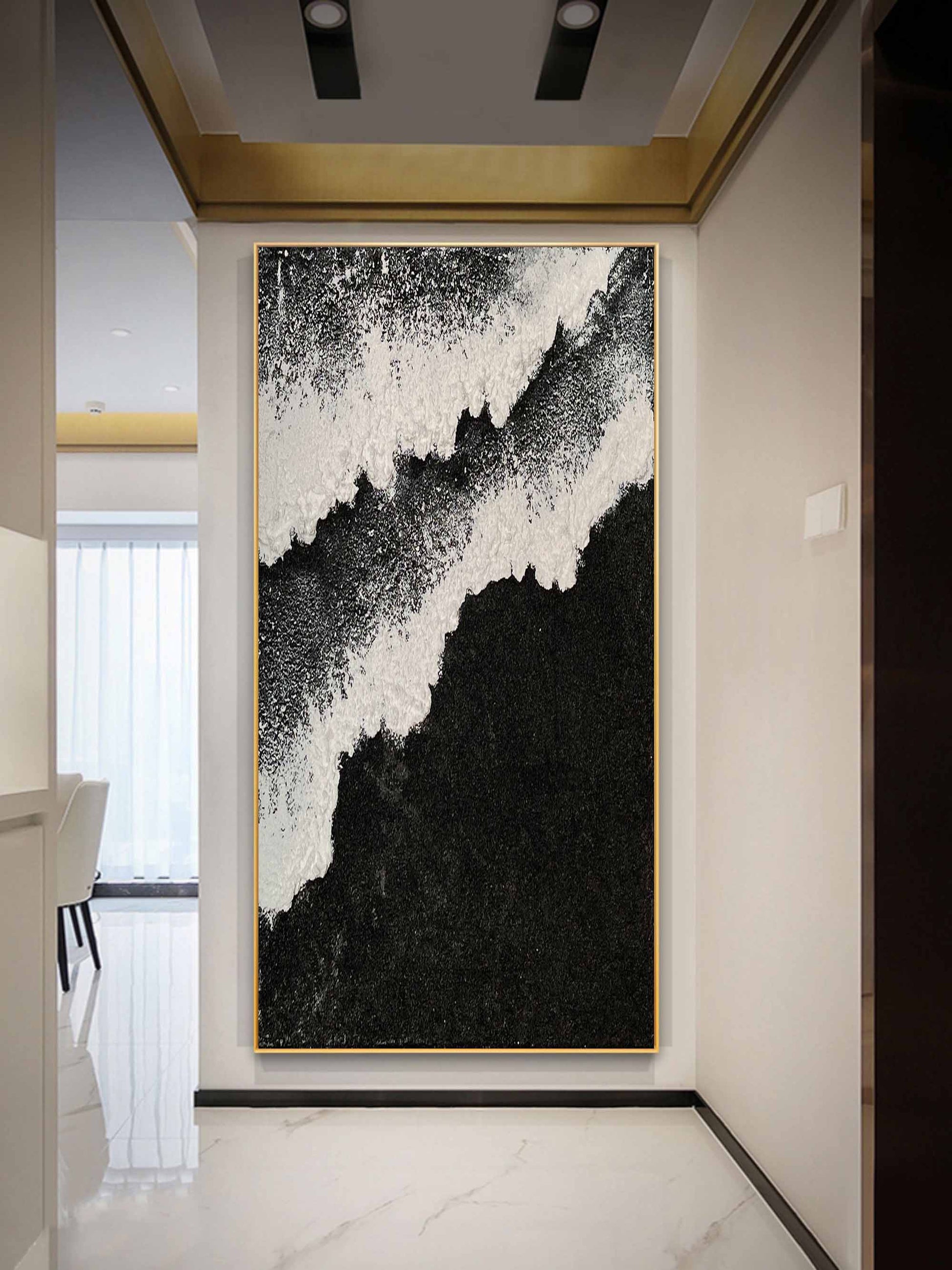 Plaster Art Texture Painting SG083 - Neutralighting