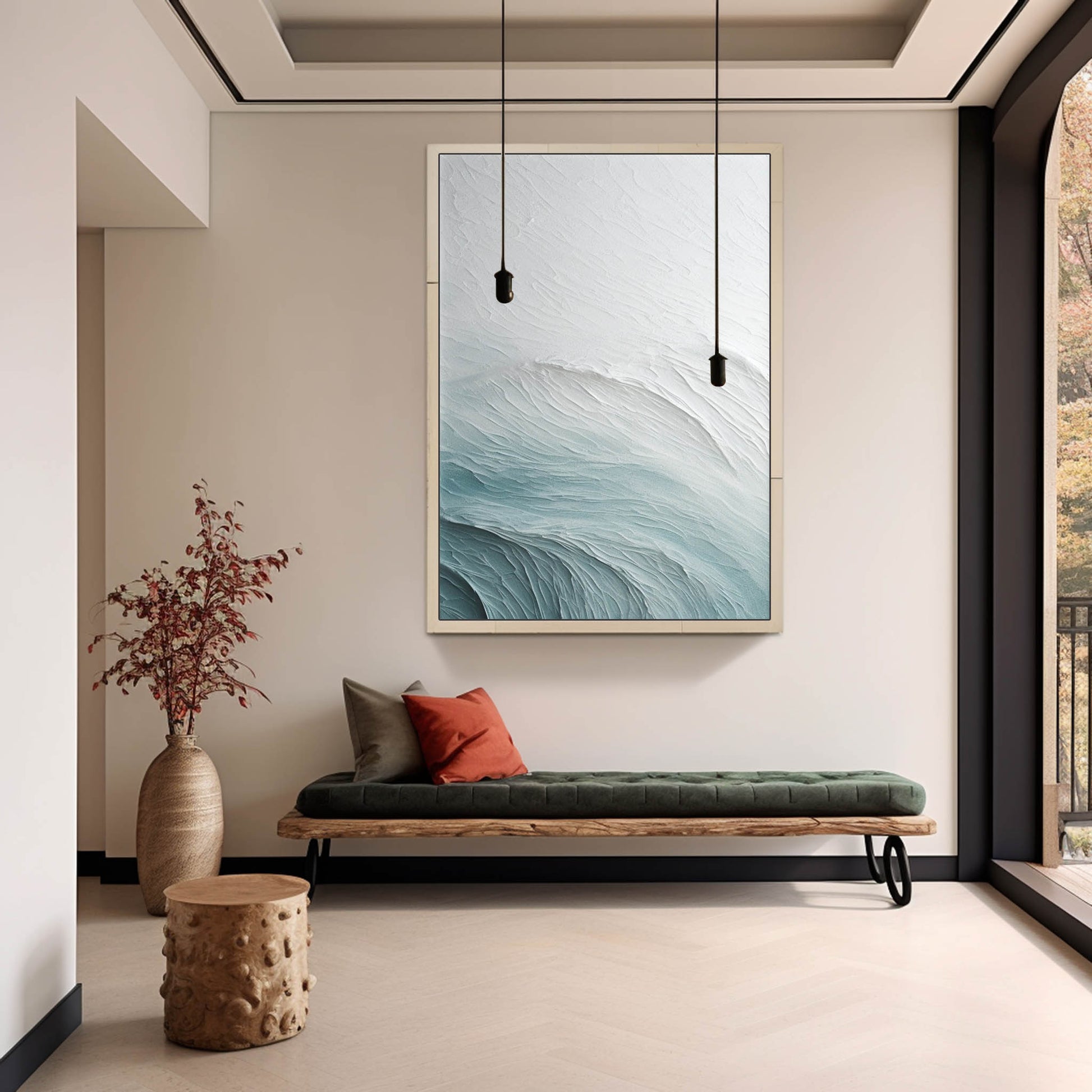 Plaster Art Texture Painting SG235 - Neutralighting