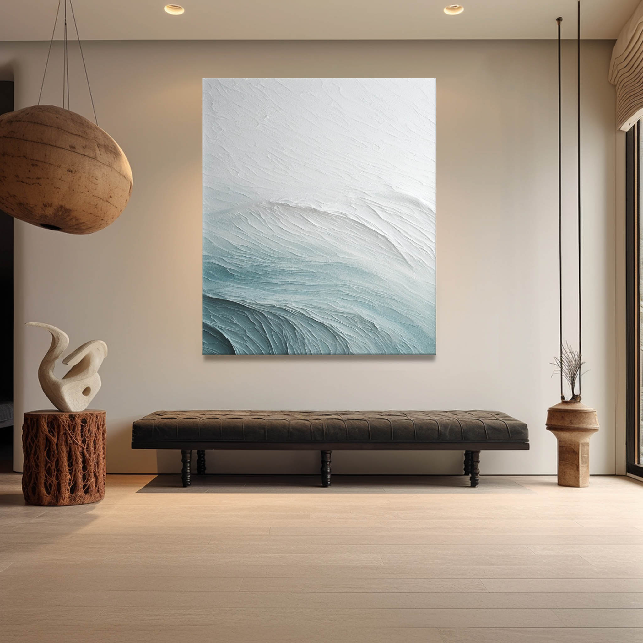 Plaster Art Texture Painting SG235 - Neutralighting