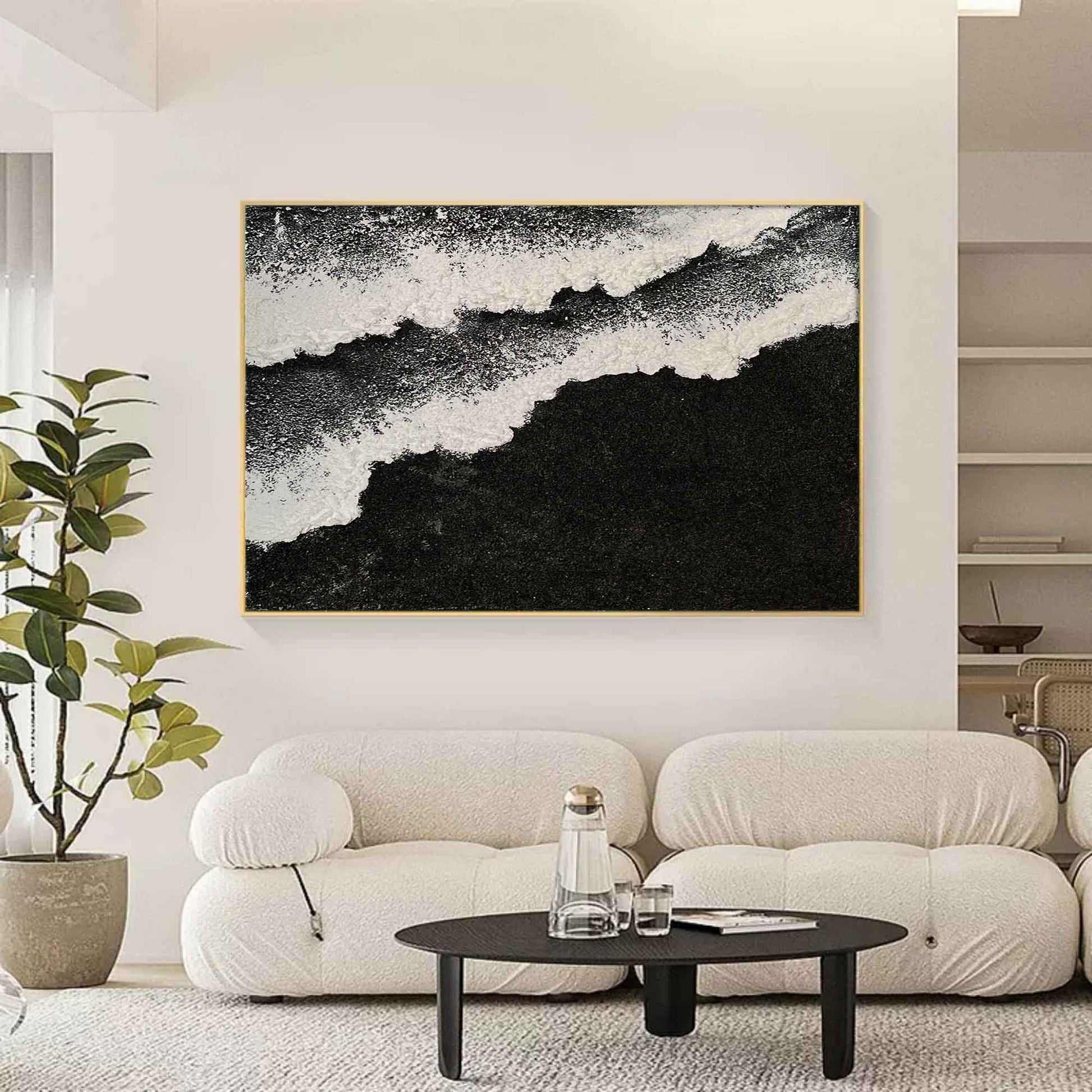 Plaster Art Texture Painting SG067 - Neutralighting