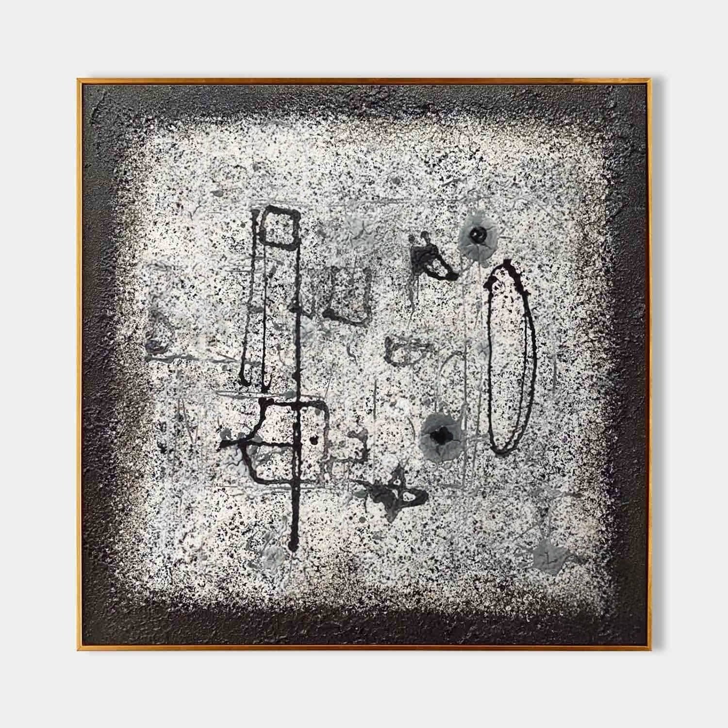 Wall art Minimalist Monochrome Line Wabi-Sabi - Neutralighting