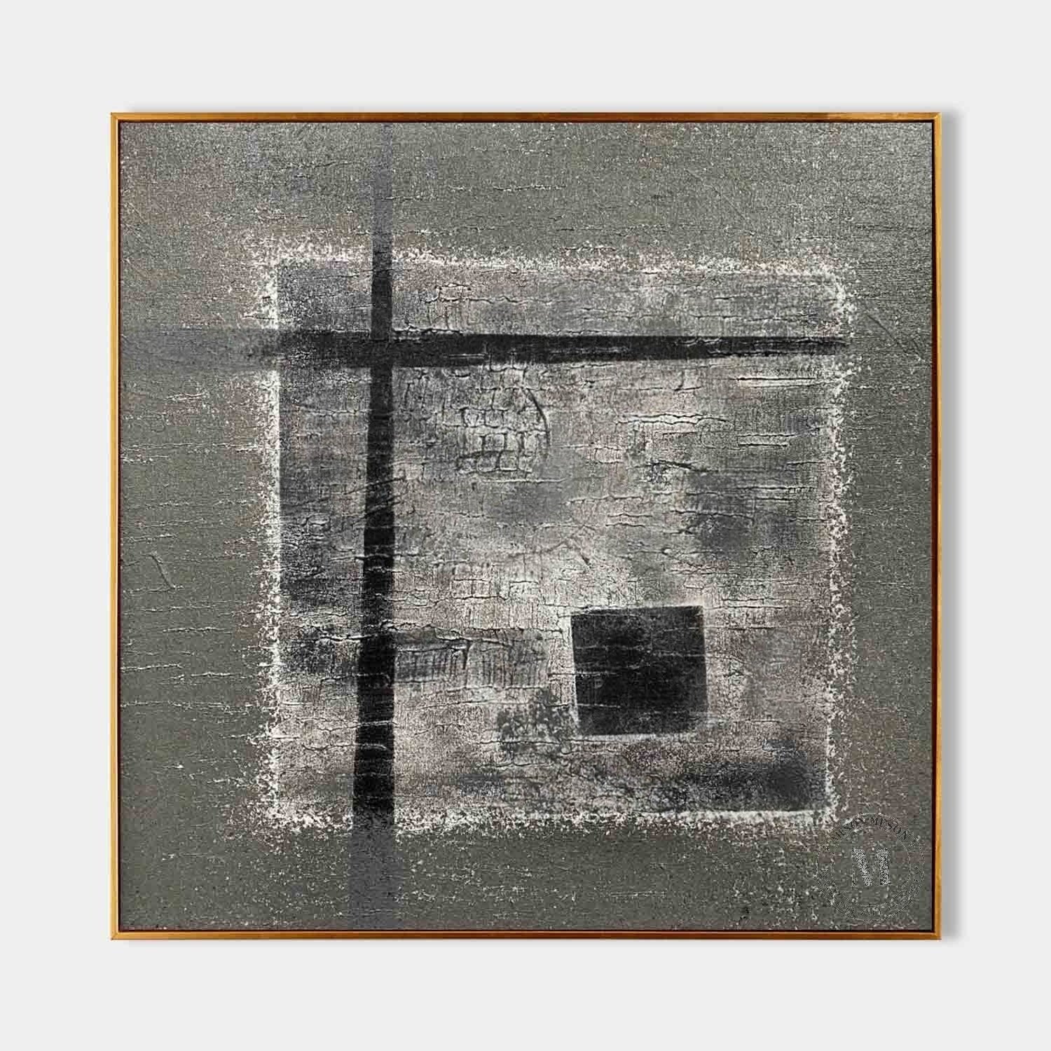 Wall Art Square Minimalist Geometric - Neutralighting
