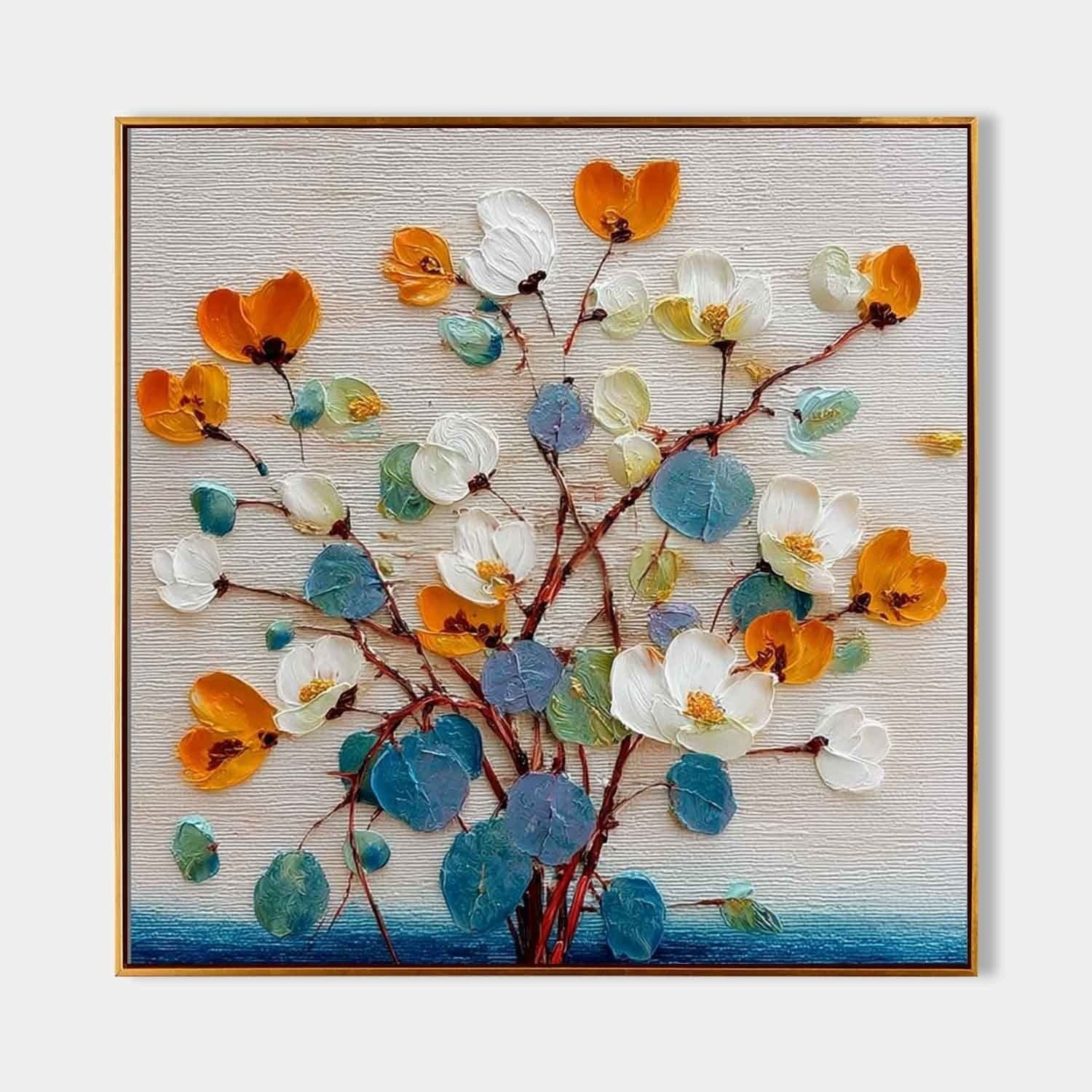 Autumn Blossom Impasto Painting - Neutralighting