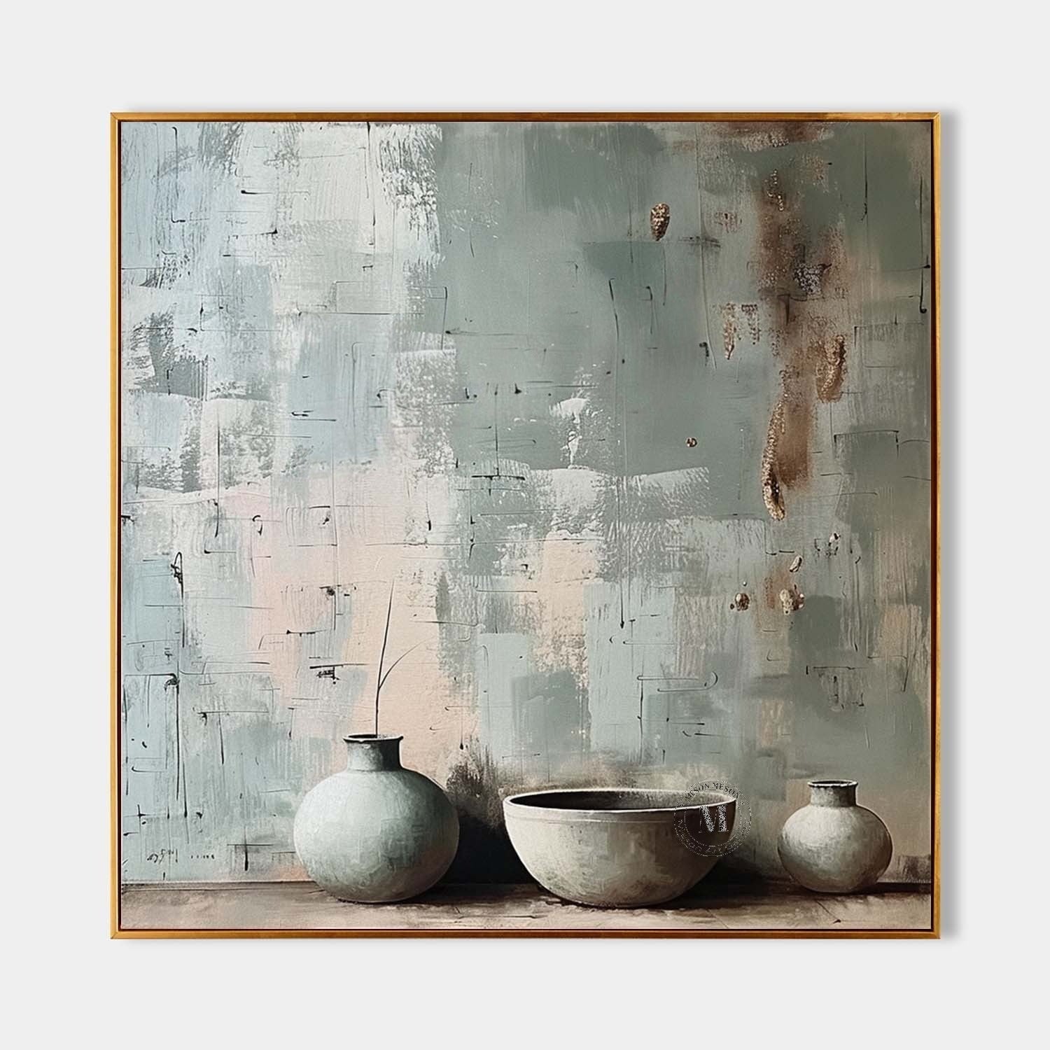 Wall Art Square Wabi-Sabi Still Life - Neutralighting