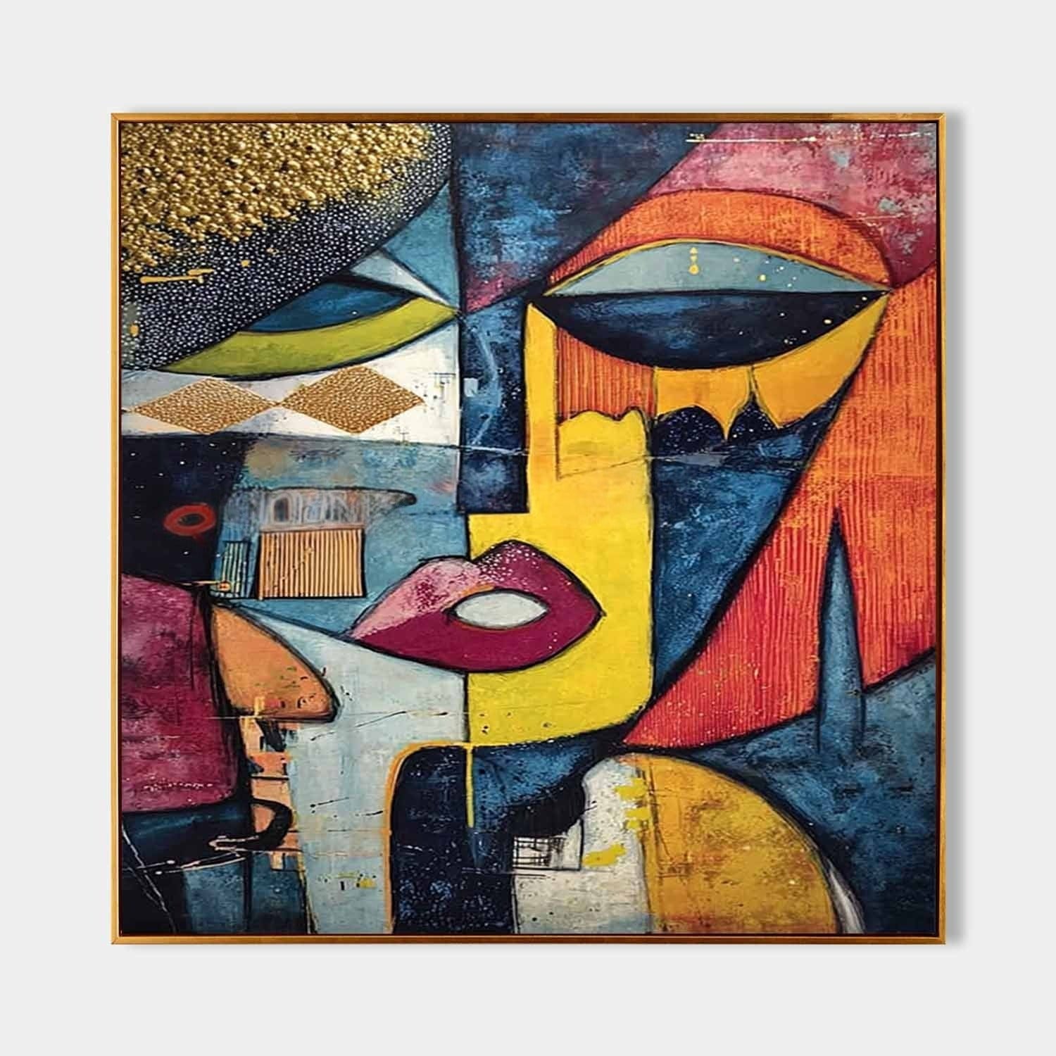 Cubist Abstract Face Painting - Neutralighting