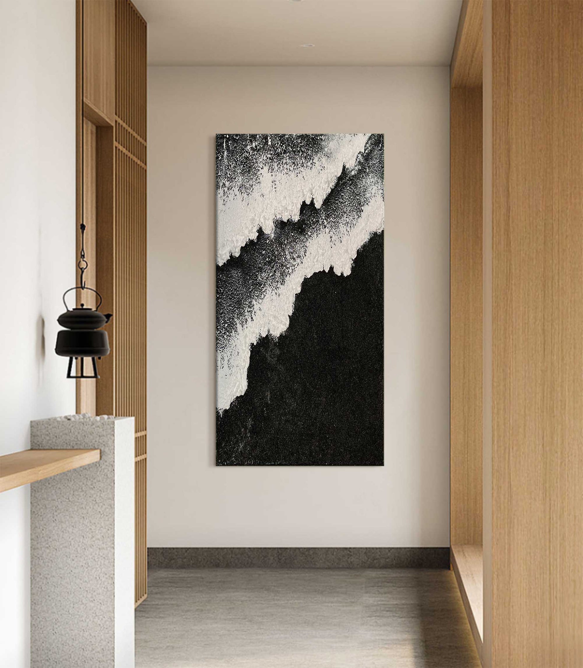 Plaster Art Texture Painting SG083 - Neutralighting