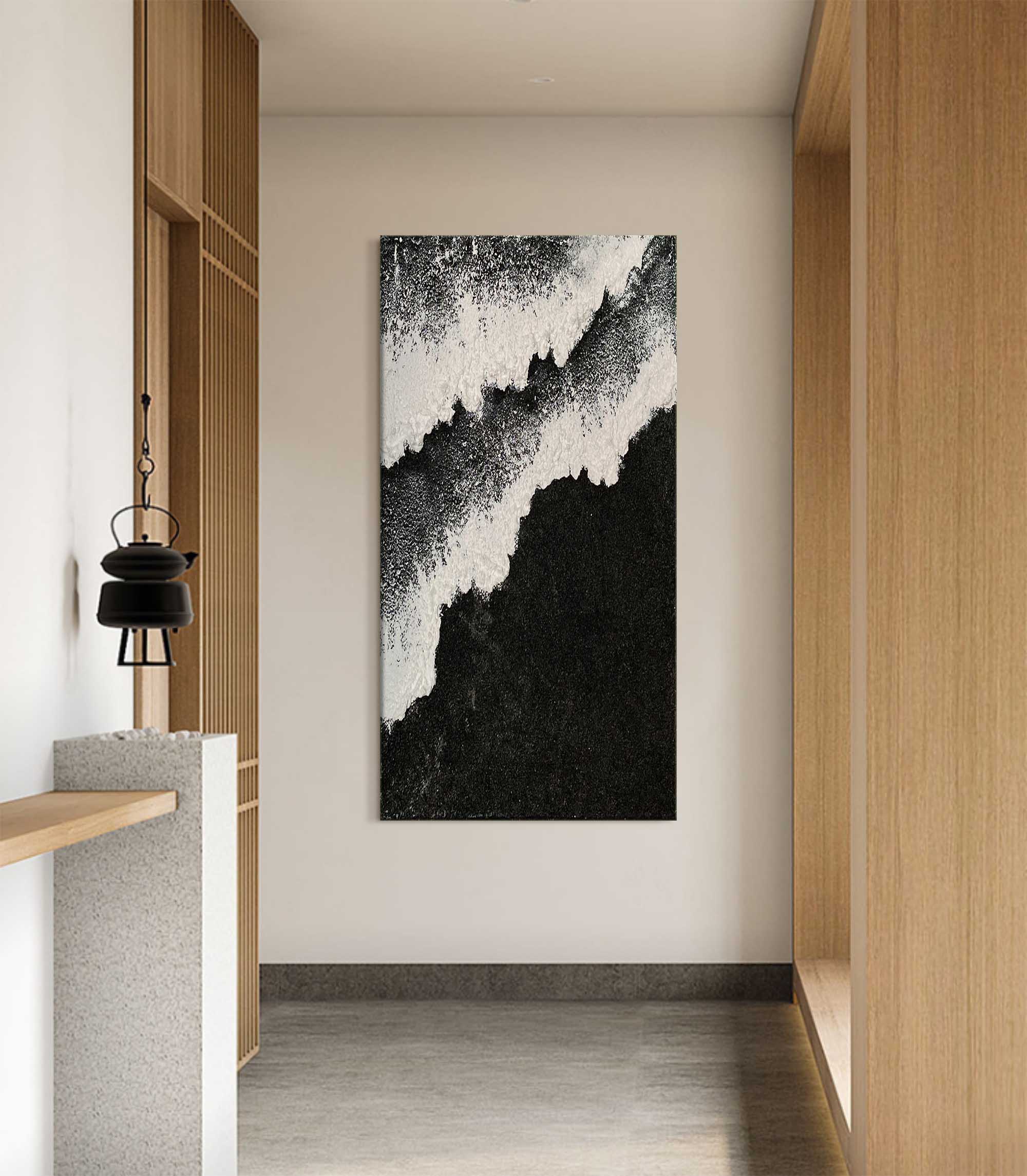 Plaster Art Texture Painting SG083 - Neutralighting