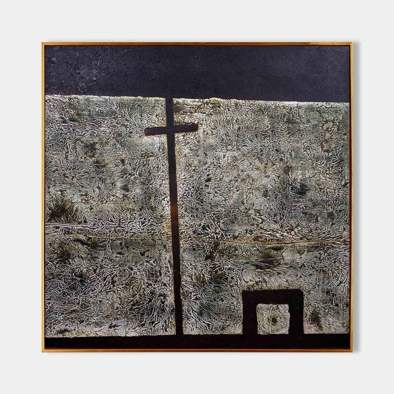 Wall Art Square Minimalist Geometric - Neutralighting