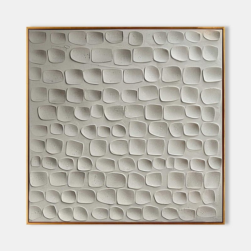 Wall Art Minimalist 3D Textured Neutral - Neutralighting