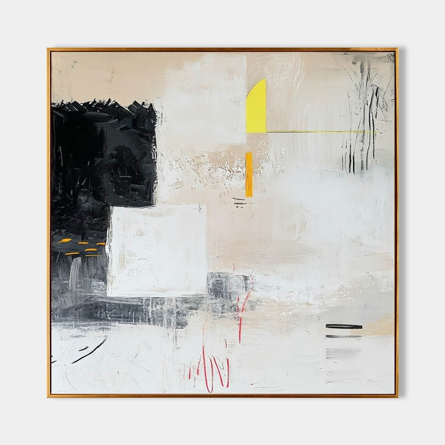 Wall Art Minimalist Textured Neutral - Neutralighting