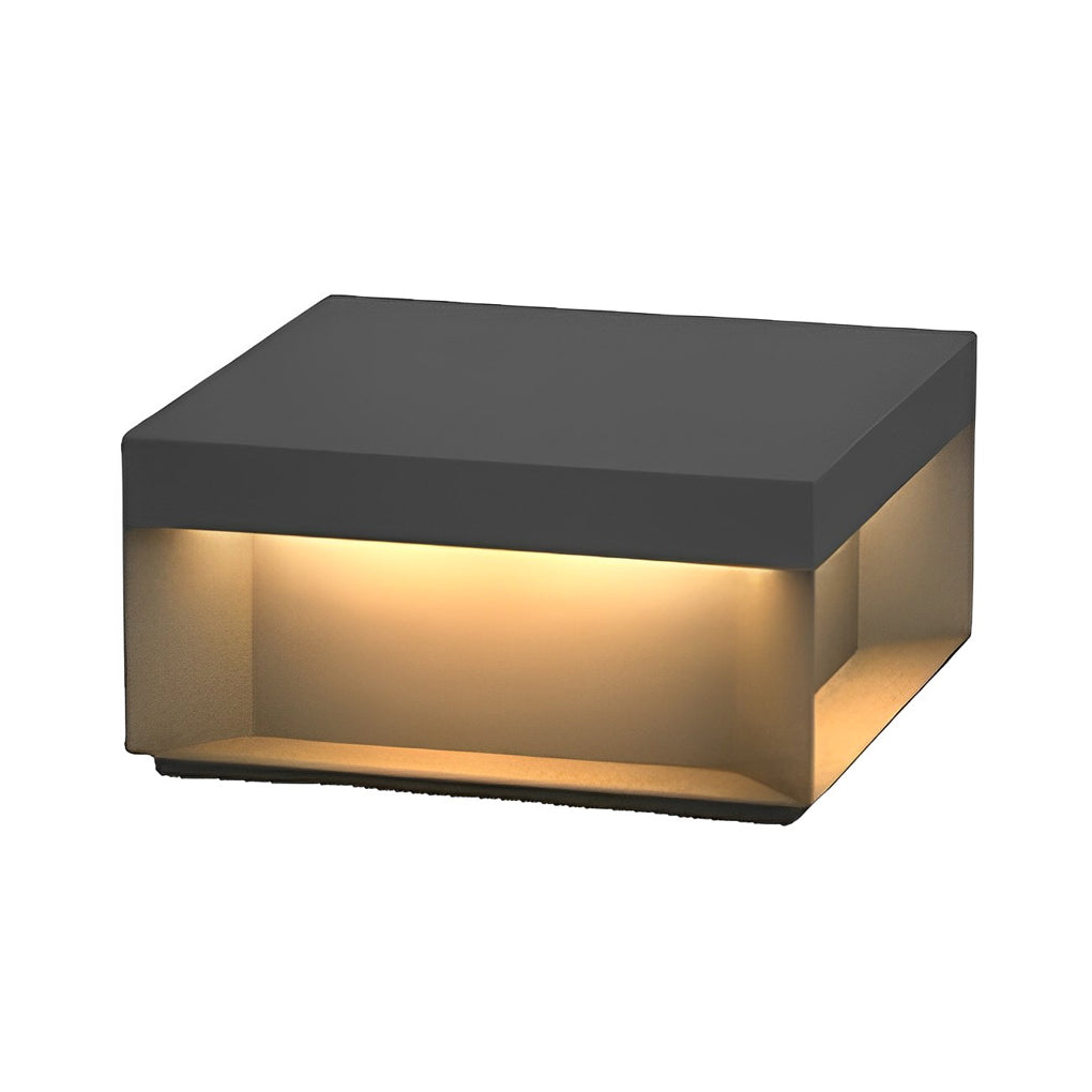 Dora Classic Square LED Steel Outdoor Post Light
