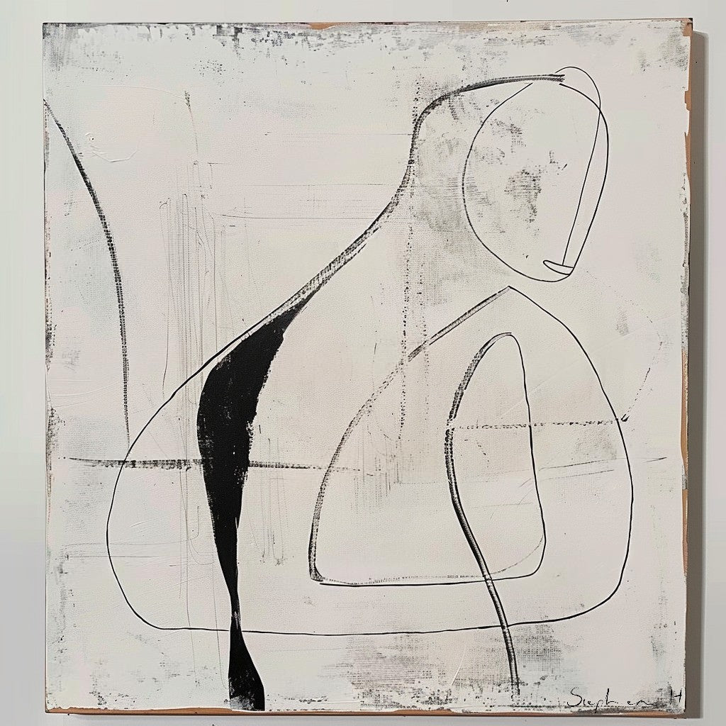 Contemporary Art Minimalist Abstract Painting - Neutralighting