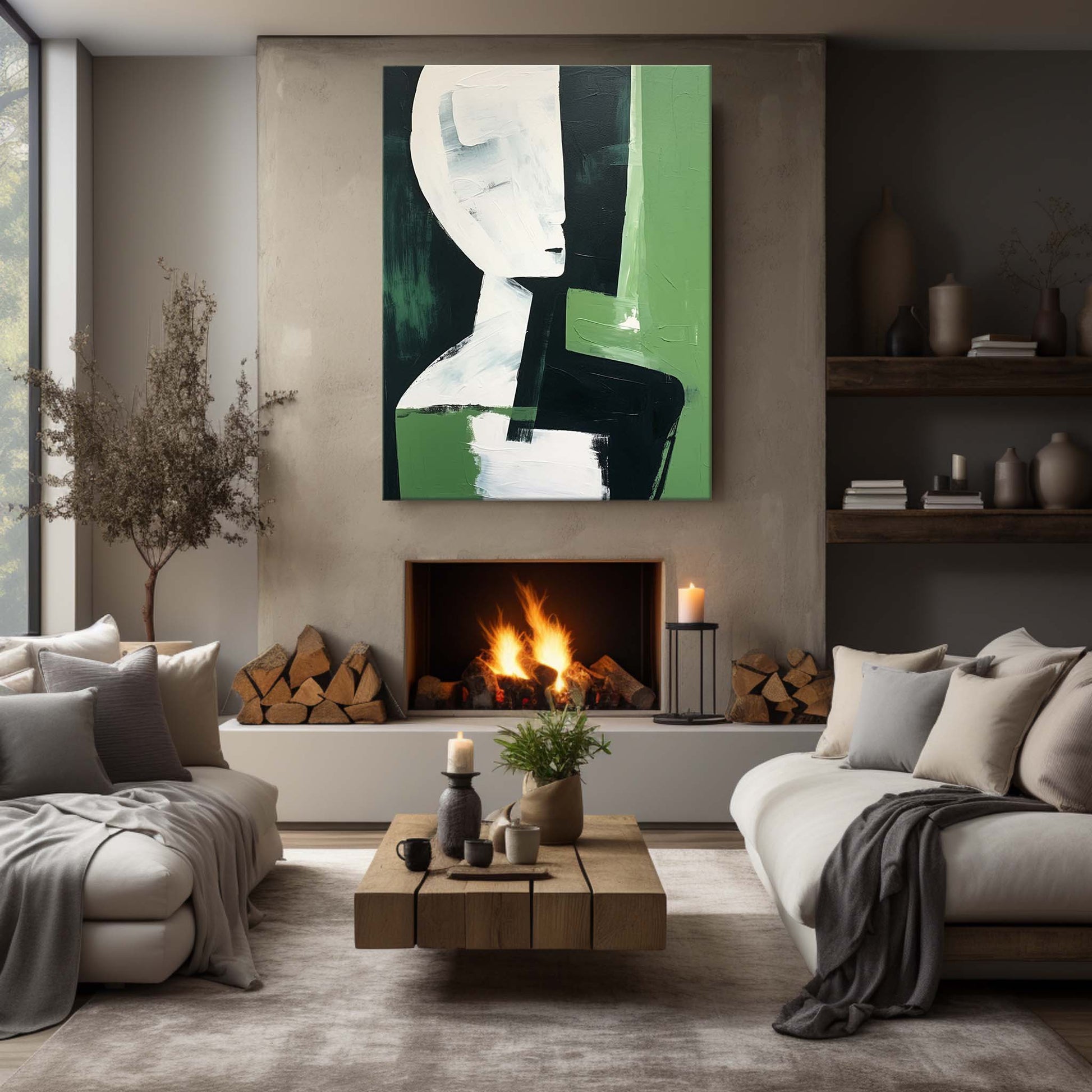 Contemporary Minimalist Art MA039 - Neutralighting