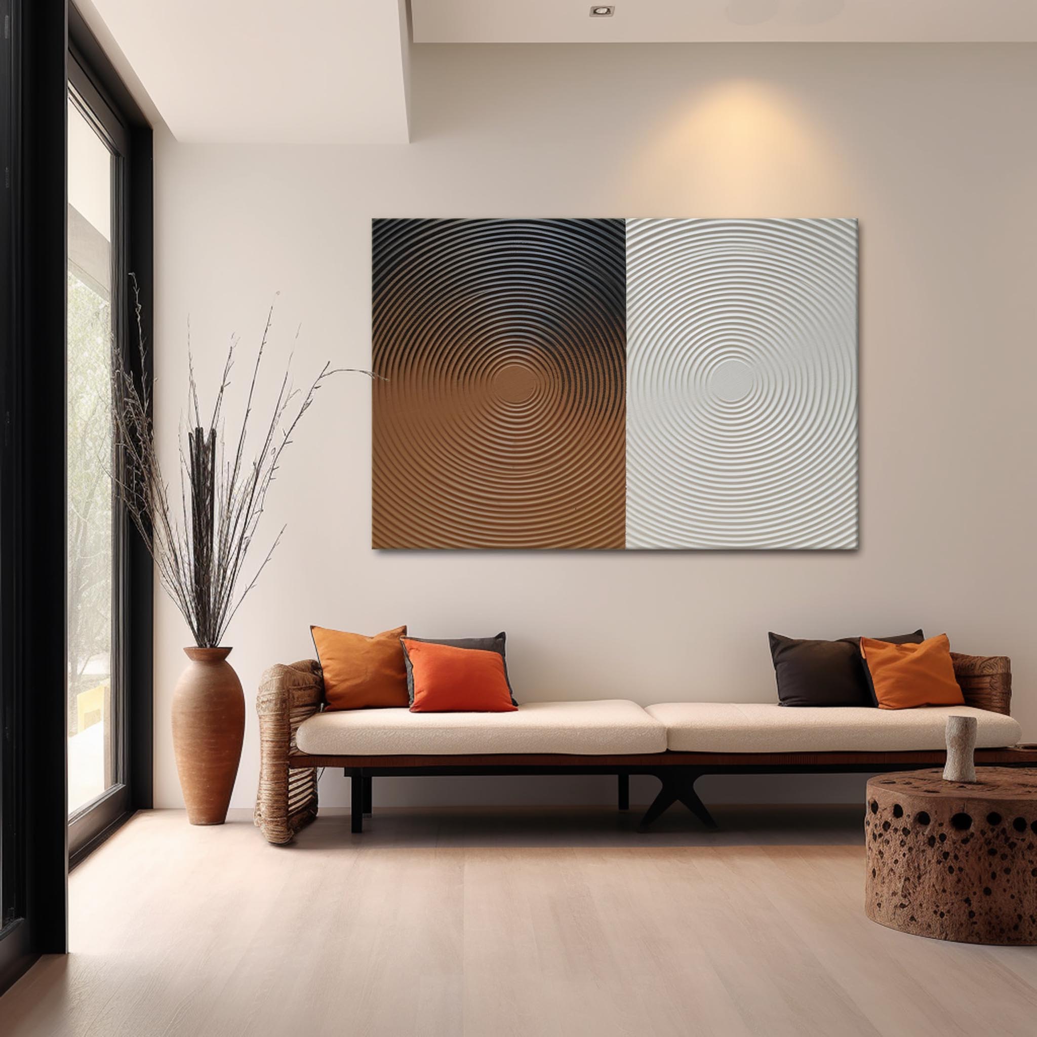 Plaster Art Texture Painting SG239 - Neutralighting