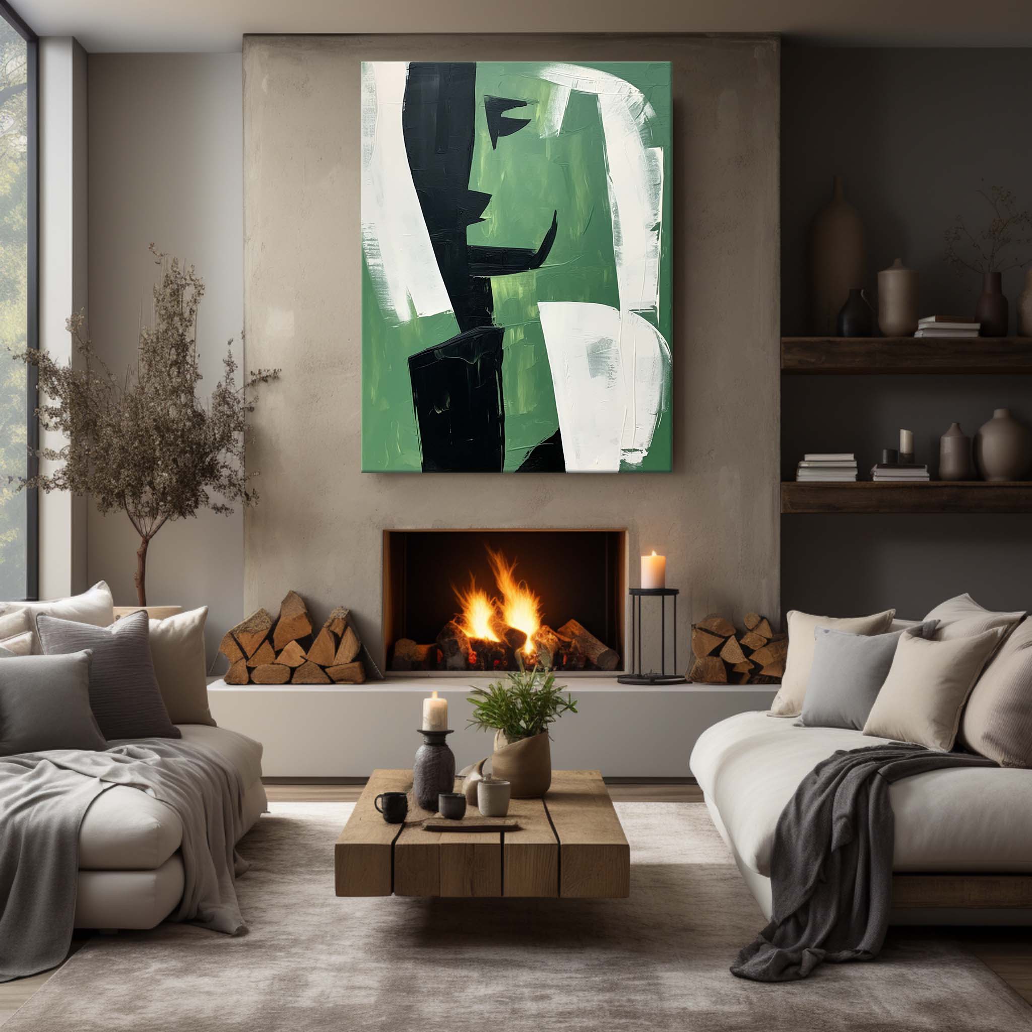 Contemporary Minimalist Art MA041 - Neutralighting