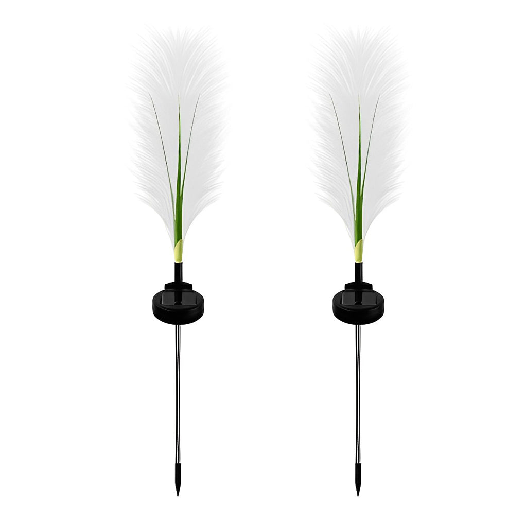 Sorrul Hairy Reed LED Solar Steel Outdoor Lawn Lamps