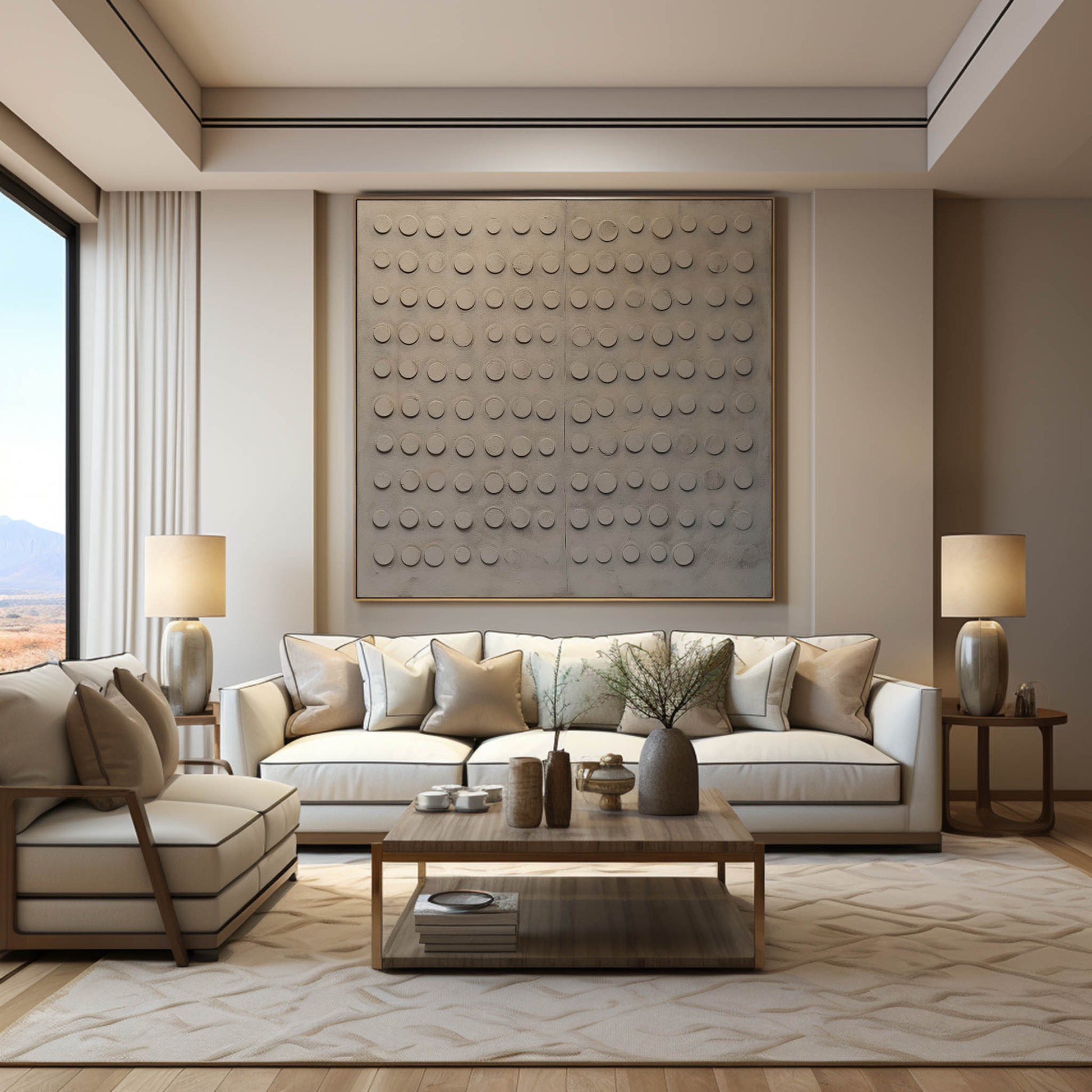 Wabi-Sabi Wall Art TX300 - Neutralighting