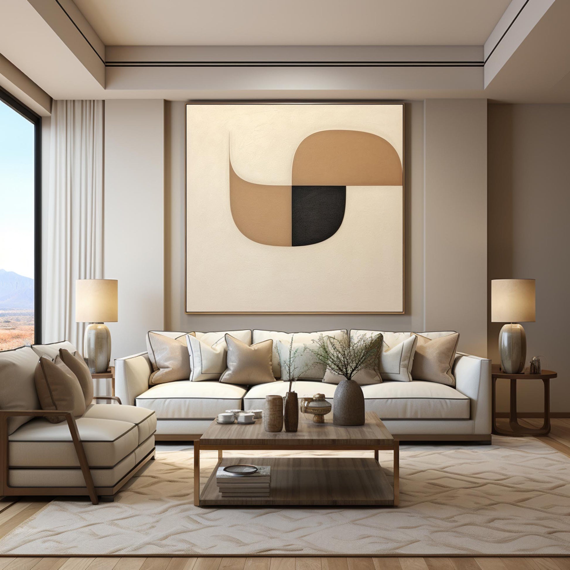 Contemporary Minimalist Art MA057 - Neutralighting