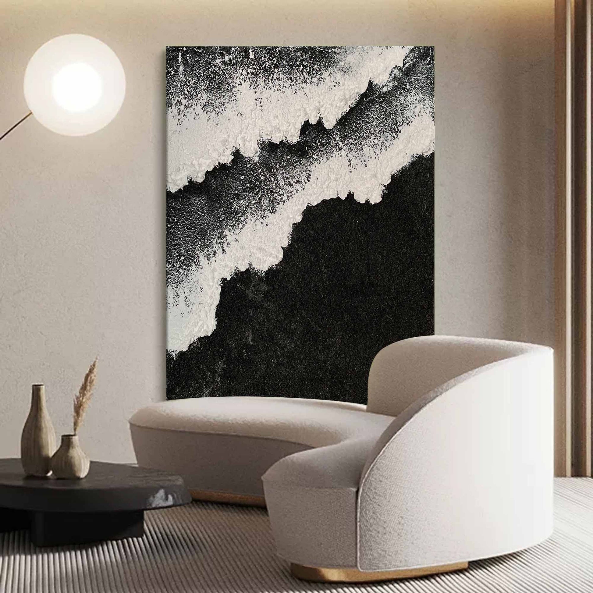 Plaster Art Texture Painting SG084 - Neutralighting