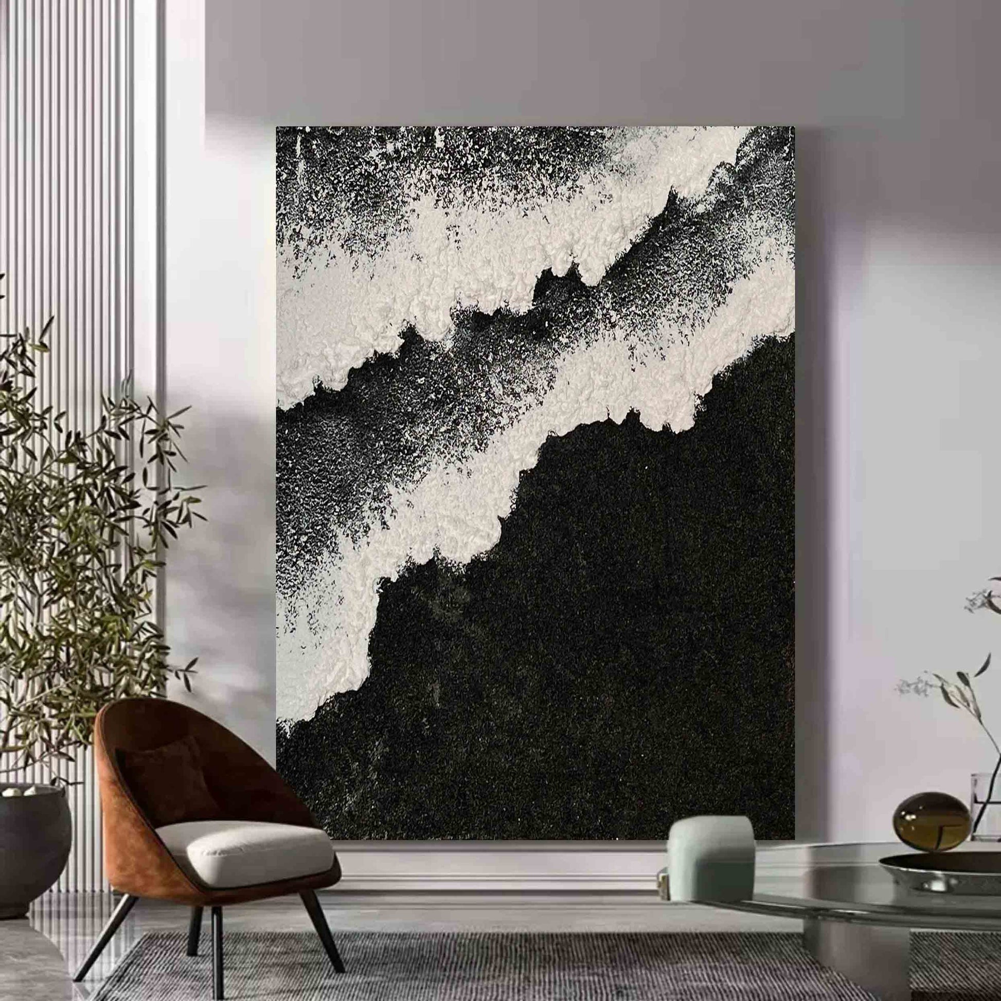 Plaster Art Texture Painting SG084 - Neutralighting