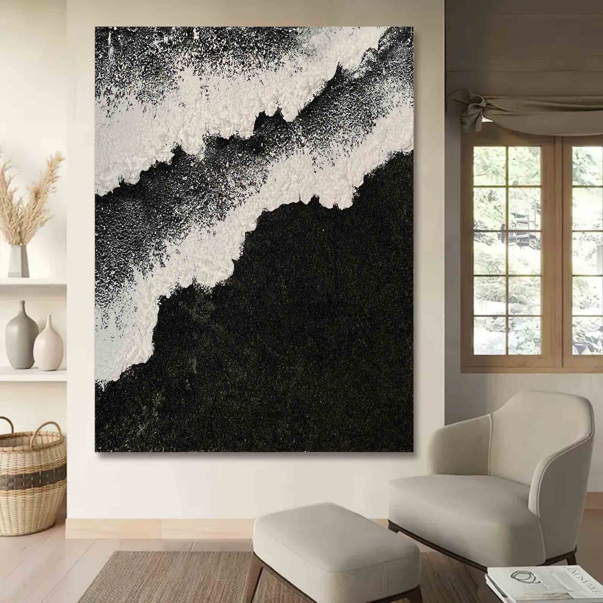Plaster Art Texture Painting SG084 - Neutralighting