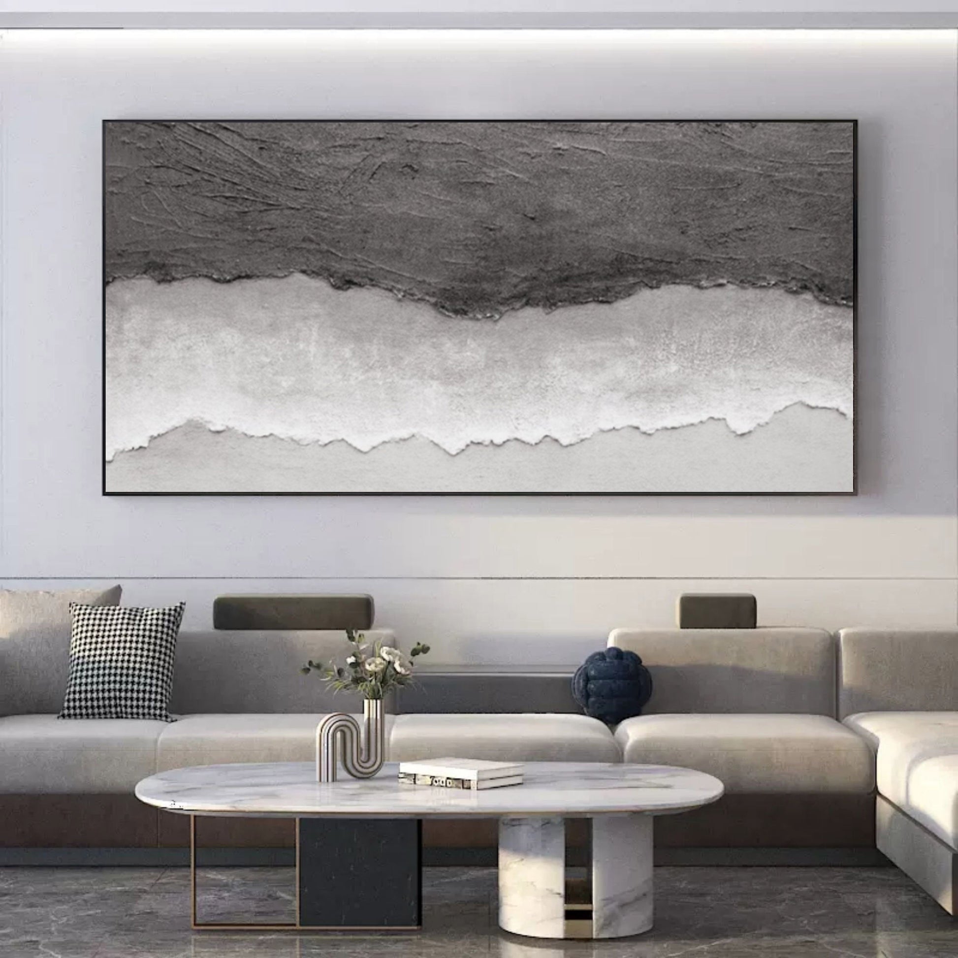 Plaster Art Texture Painting SG171 - Neutralighting