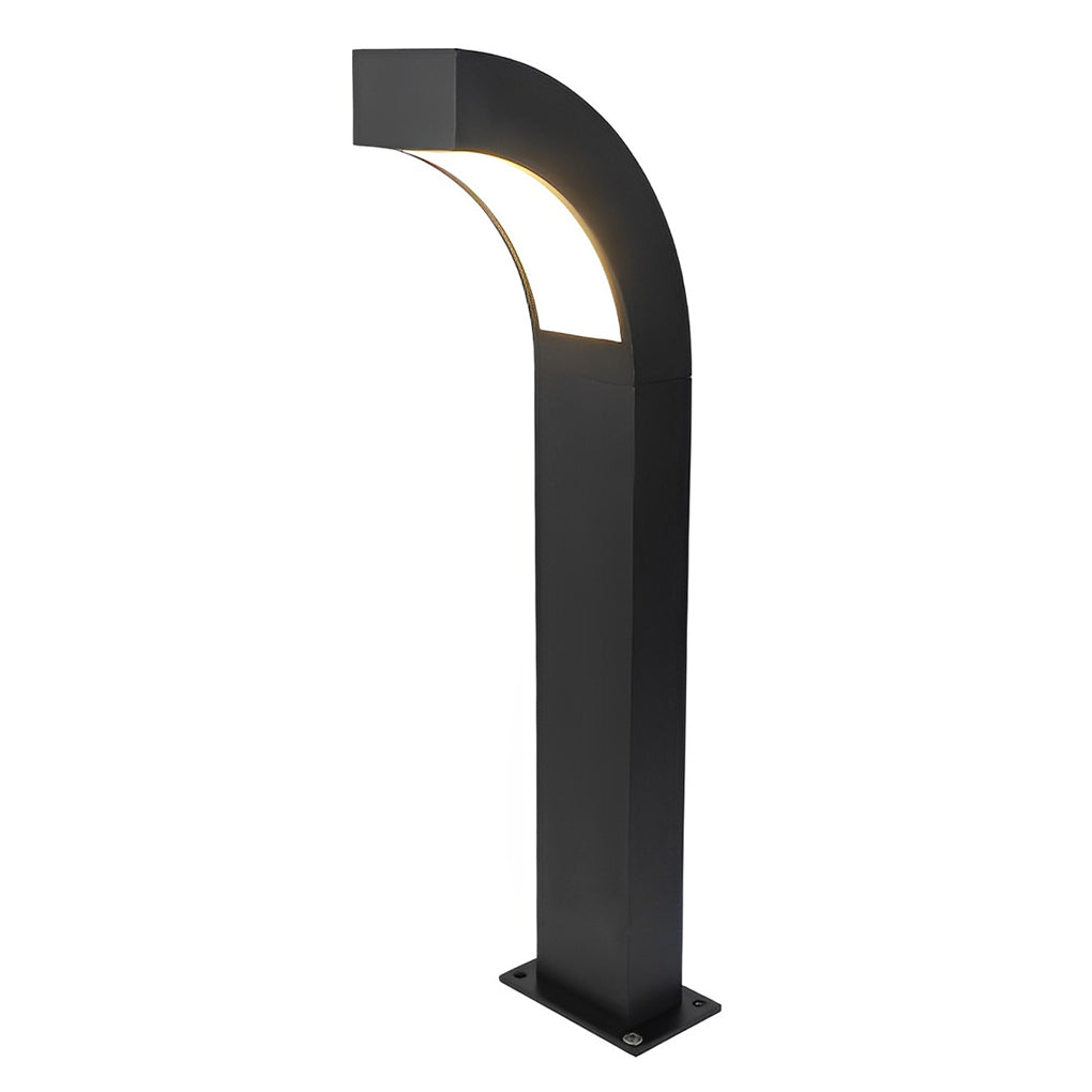 Simone Curved LED Landscape Outdoor Path Light