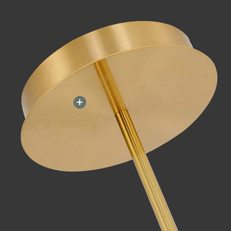 Arisha Curved & Linear Semi Flush Mount Ceiling Light, Gold - Neutral Decor