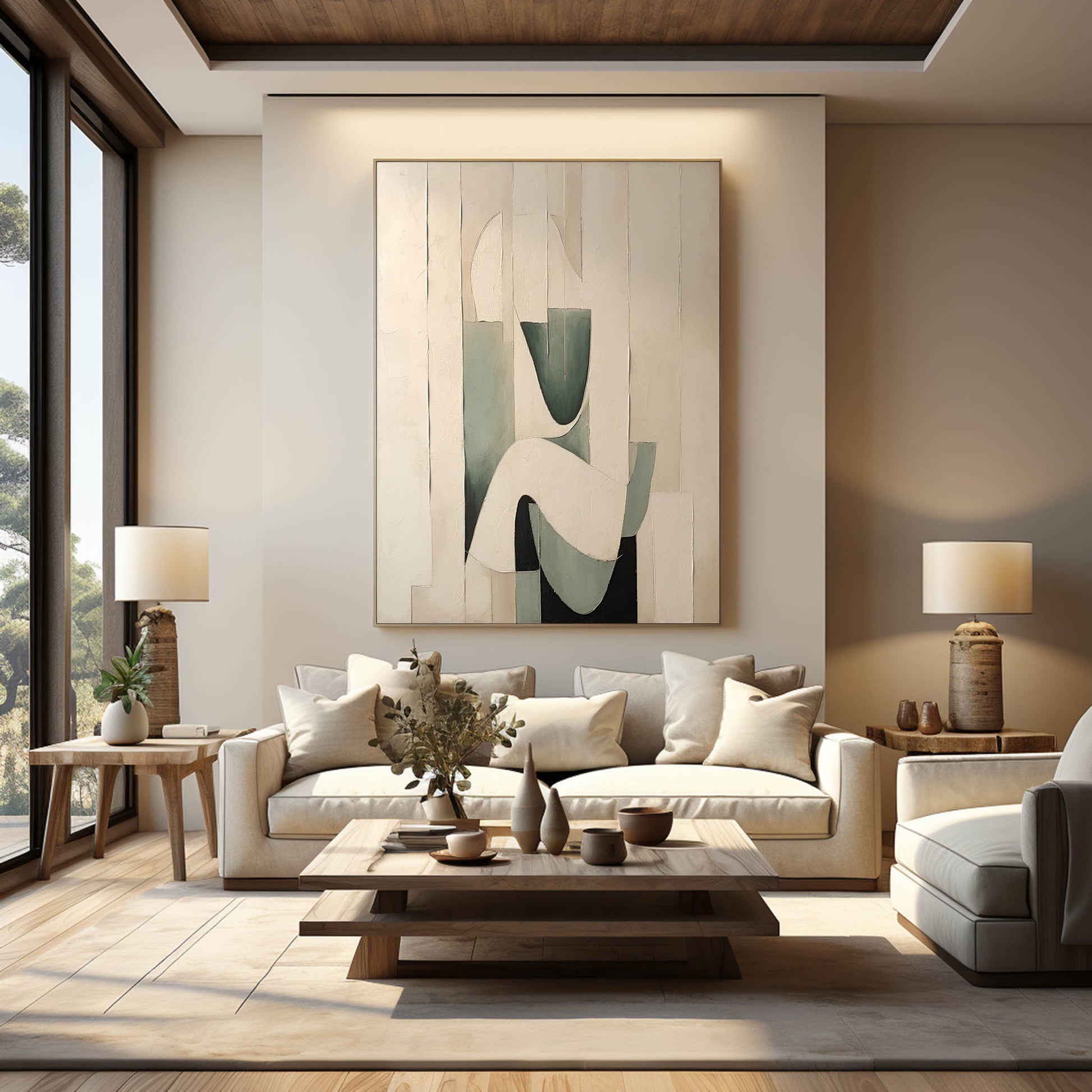 Wabi-Sabi Wall Art TX280 - Neutralighting