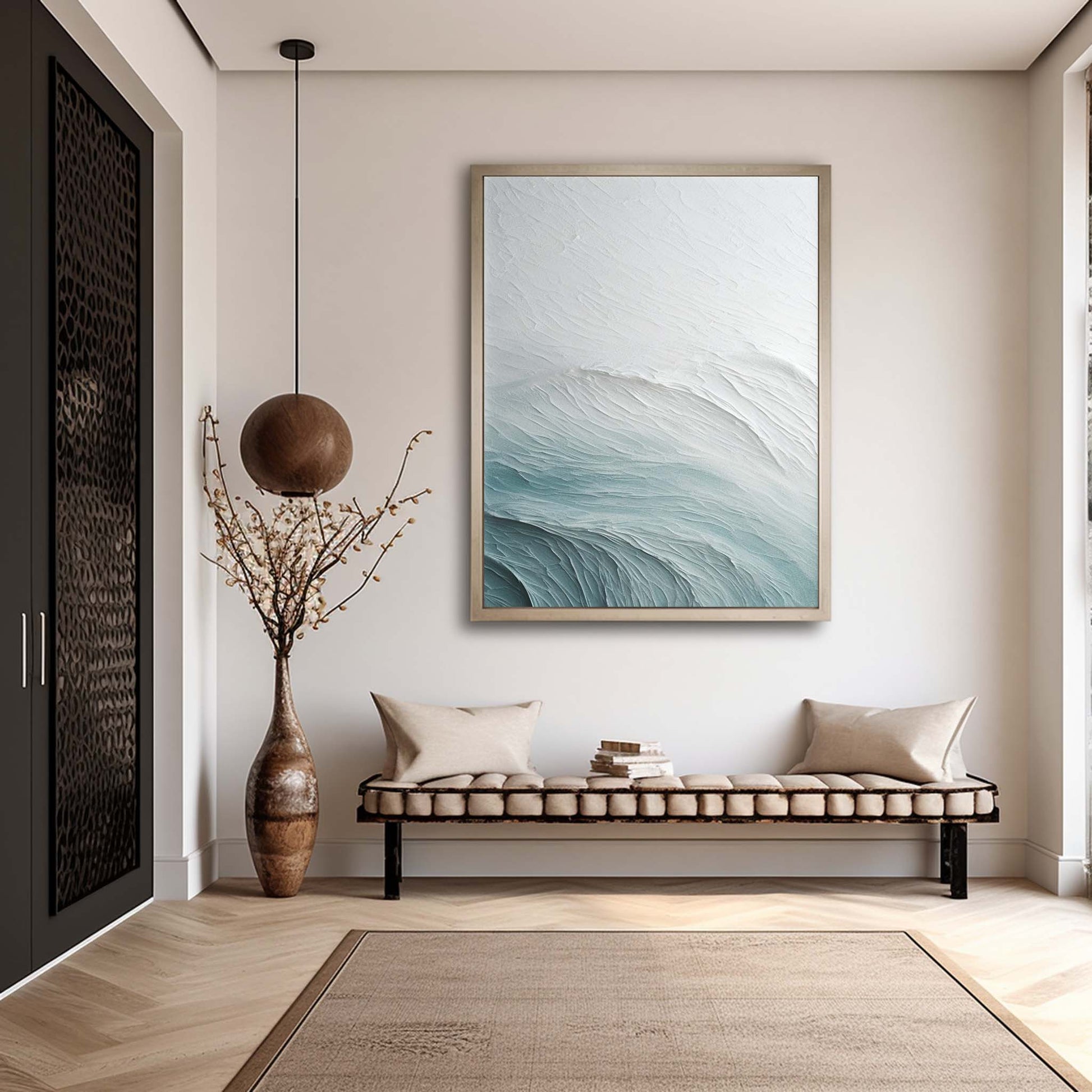 Plaster Art Texture Painting SG235 - Neutralighting