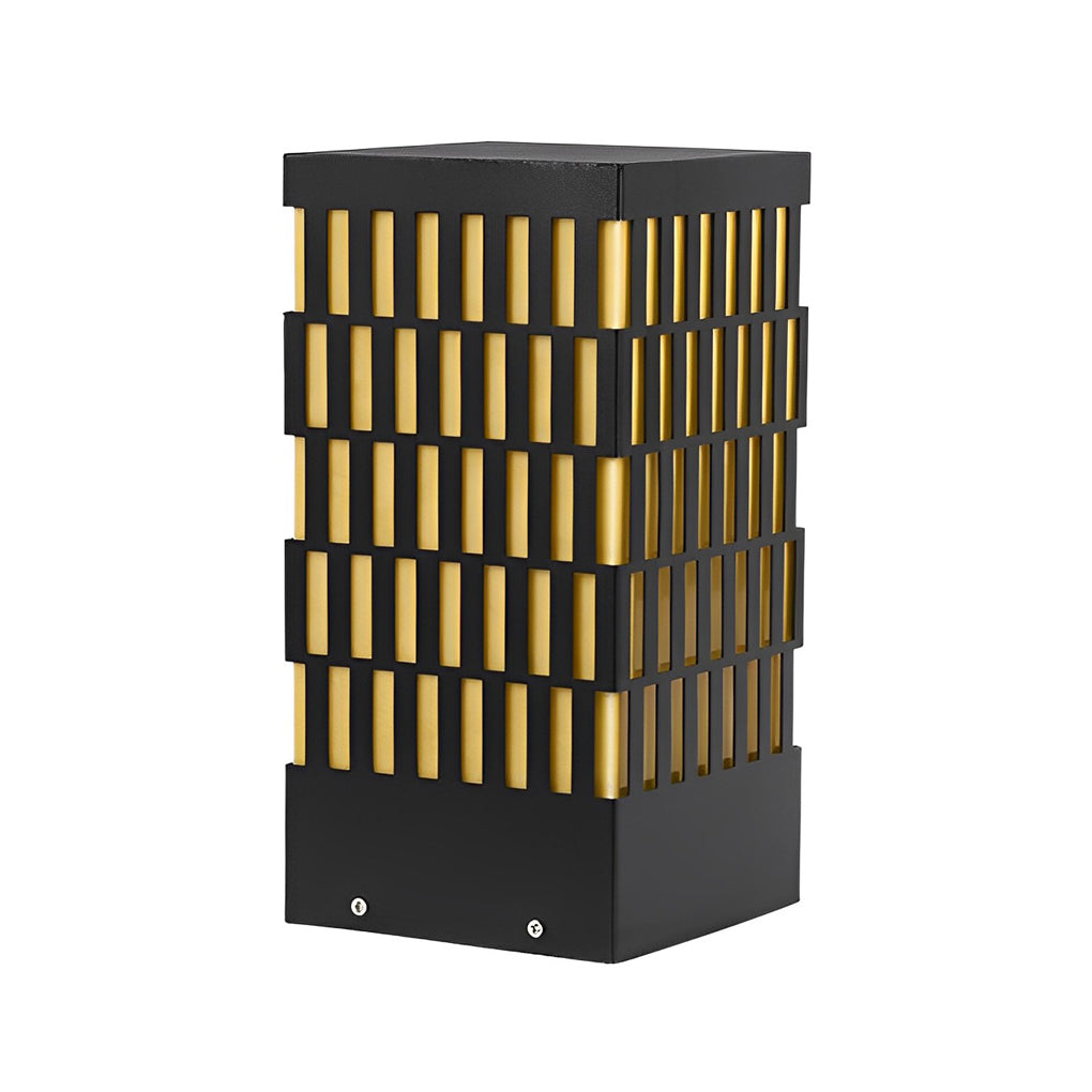 Evely Grid-Designed Modern Marble Outdoor Lawn Lamp