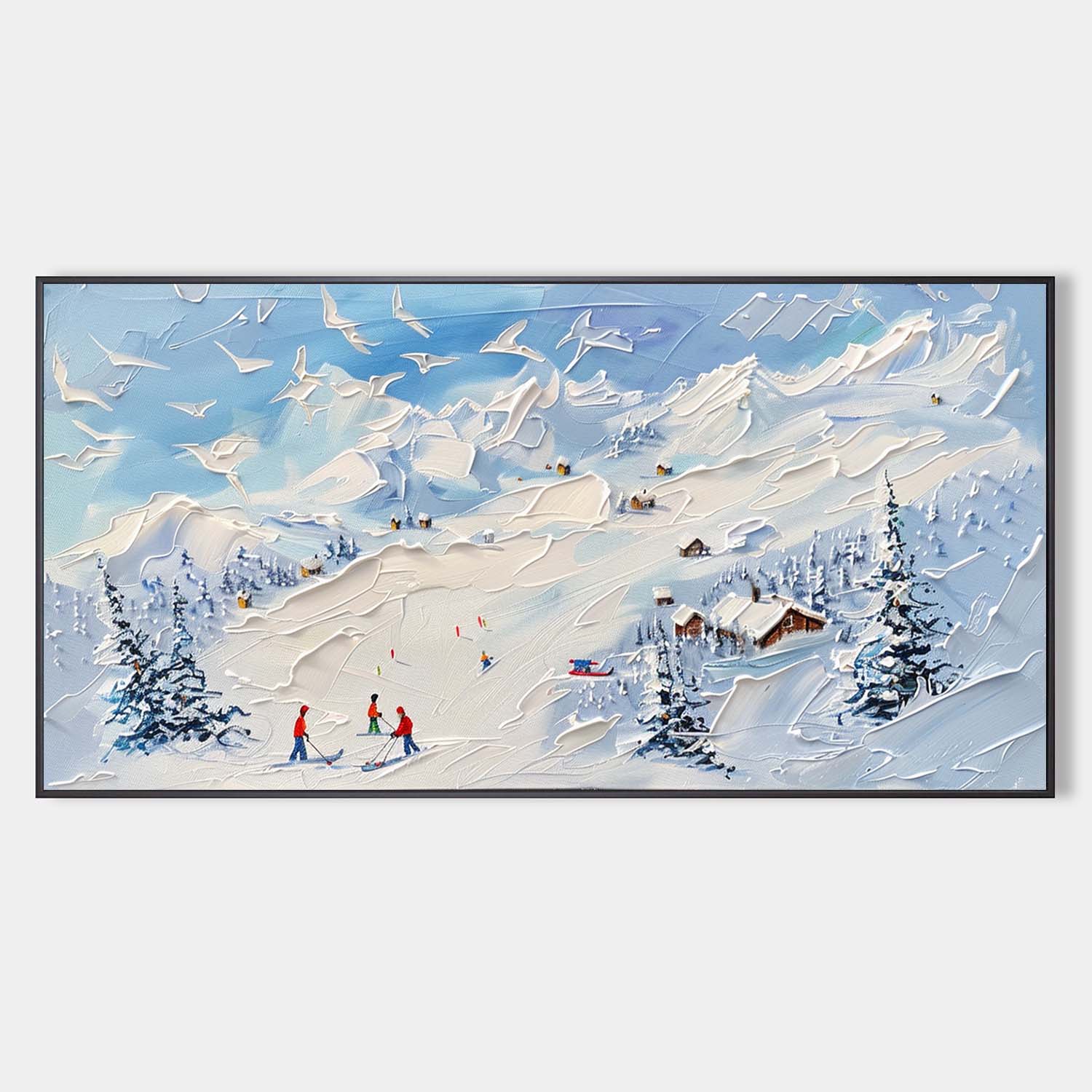 Plaster Art Texture Painting SG293 - Neutralighting