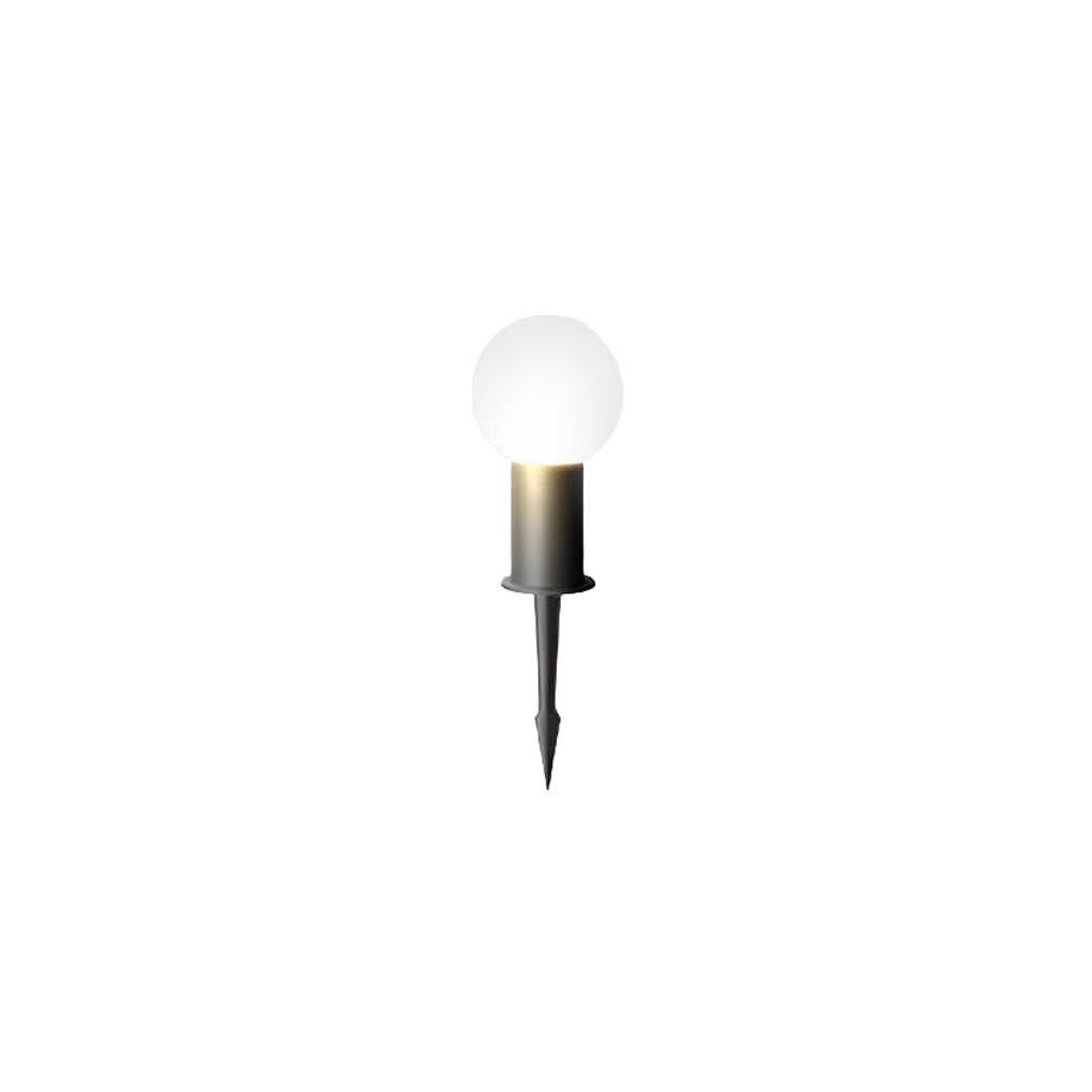 Miclle Elegant Round Ball LED Steel Outdoor Pathway Light