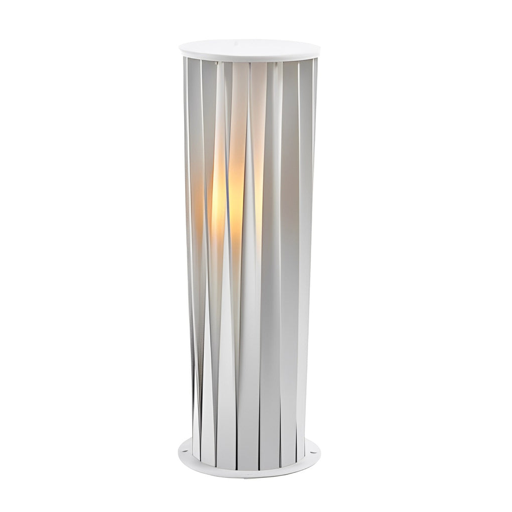 Noble Twisted Modern Solar Outdoor Lawn Lights