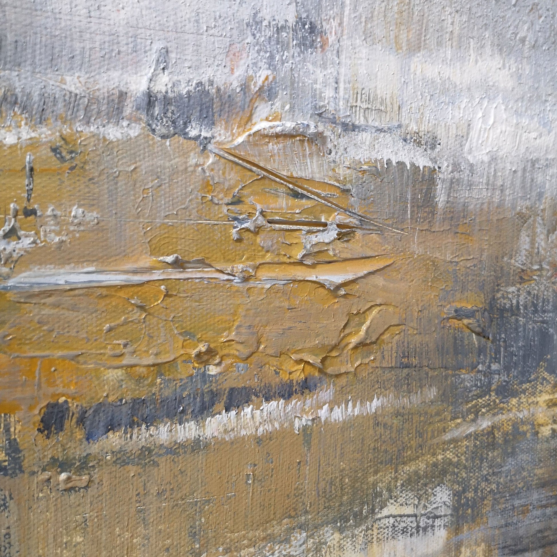 Square Abstract Painting 40'' X 40'' IS25 - Neutralighting