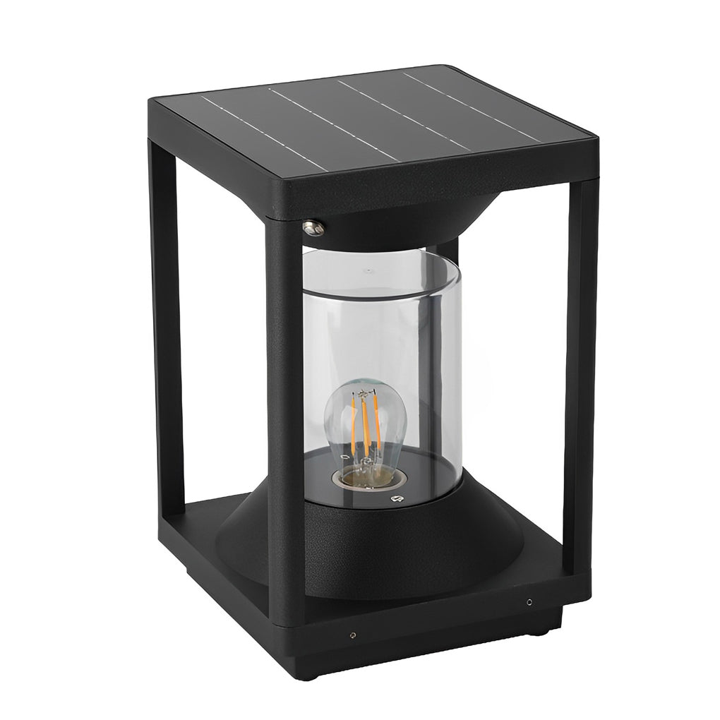 Lucas Minimalist Modern Fence Outdoor Post Lights