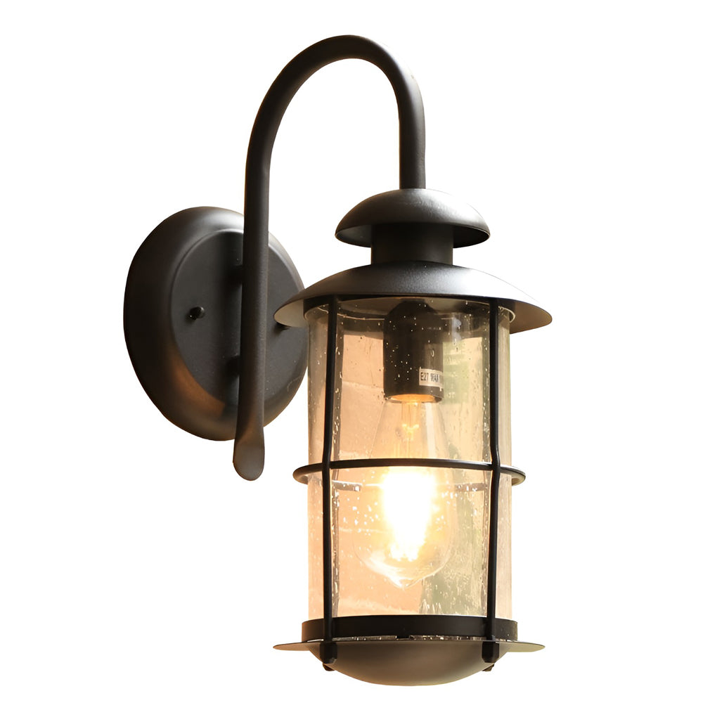 Healthy Creative LED Modern Glass Outdoor Wall Sconce Light