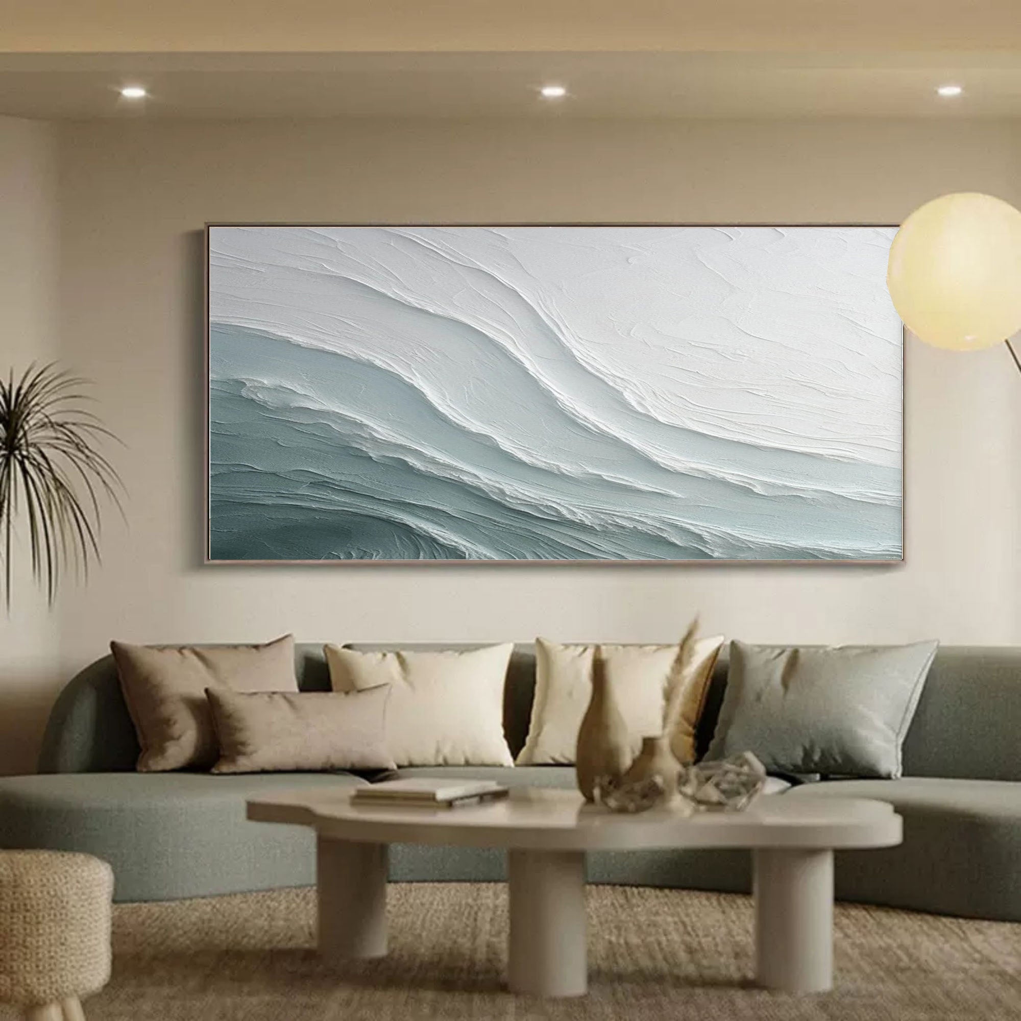 Plaster Art Texture Painting SG260 - Neutralighting