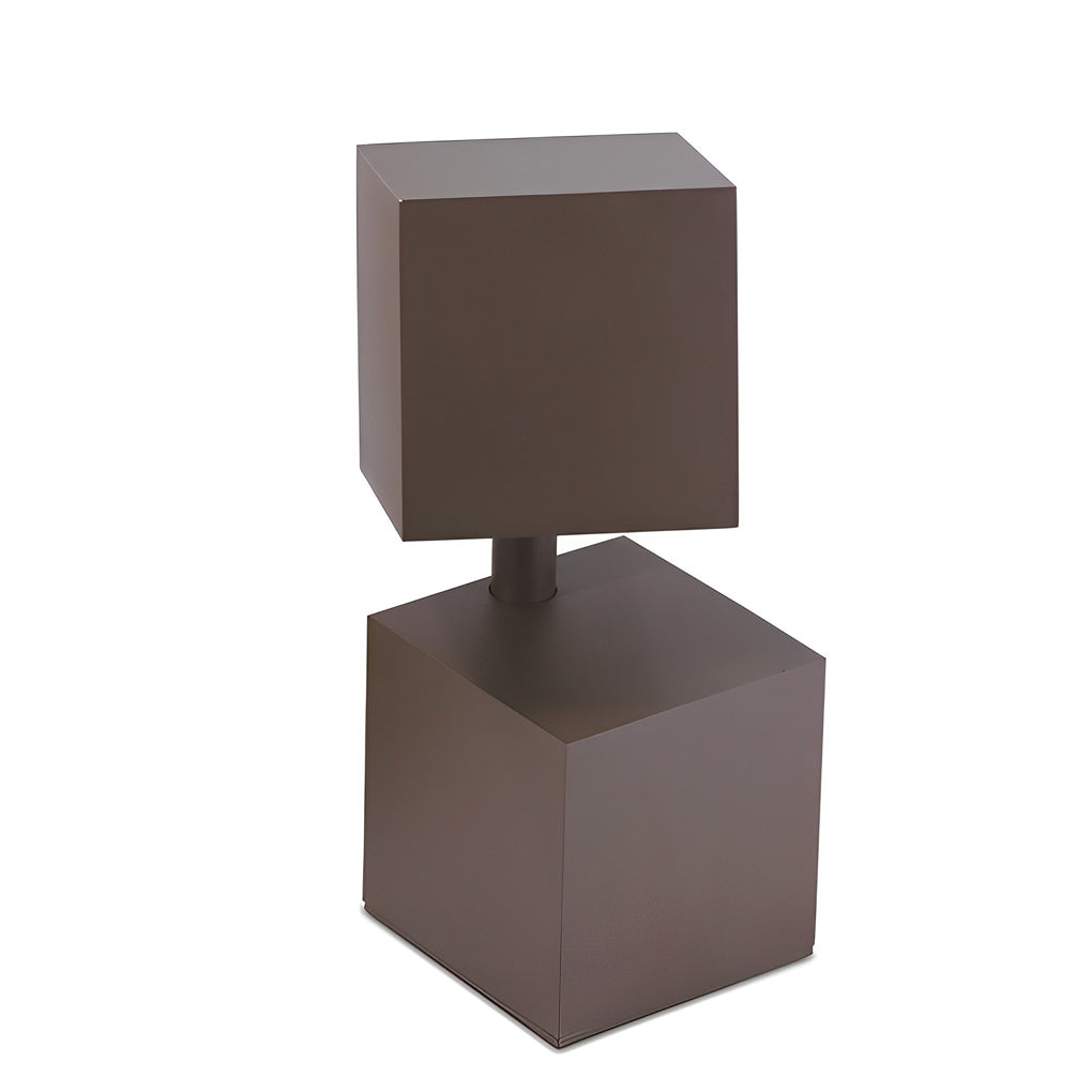 Brooker Modern Geometric Solar Outdoor Lawn Light