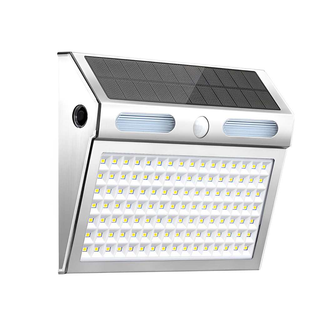 Edelin Rectangular LED Motion Sensor Steel Outdoor Wall Lamp