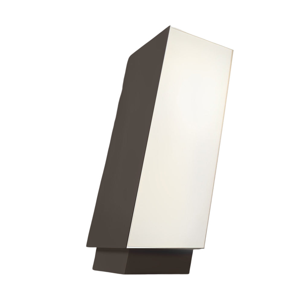 Orv Artistic Cuboid Inclined LED Steel Outdoor Lawn Lamp