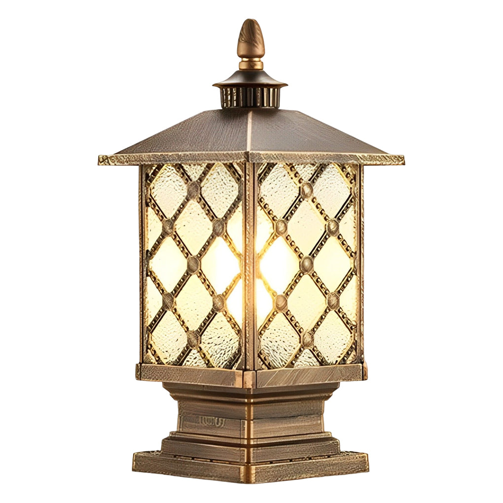 Gerret Retro Creative Outdoor Fence Pillar Lamp