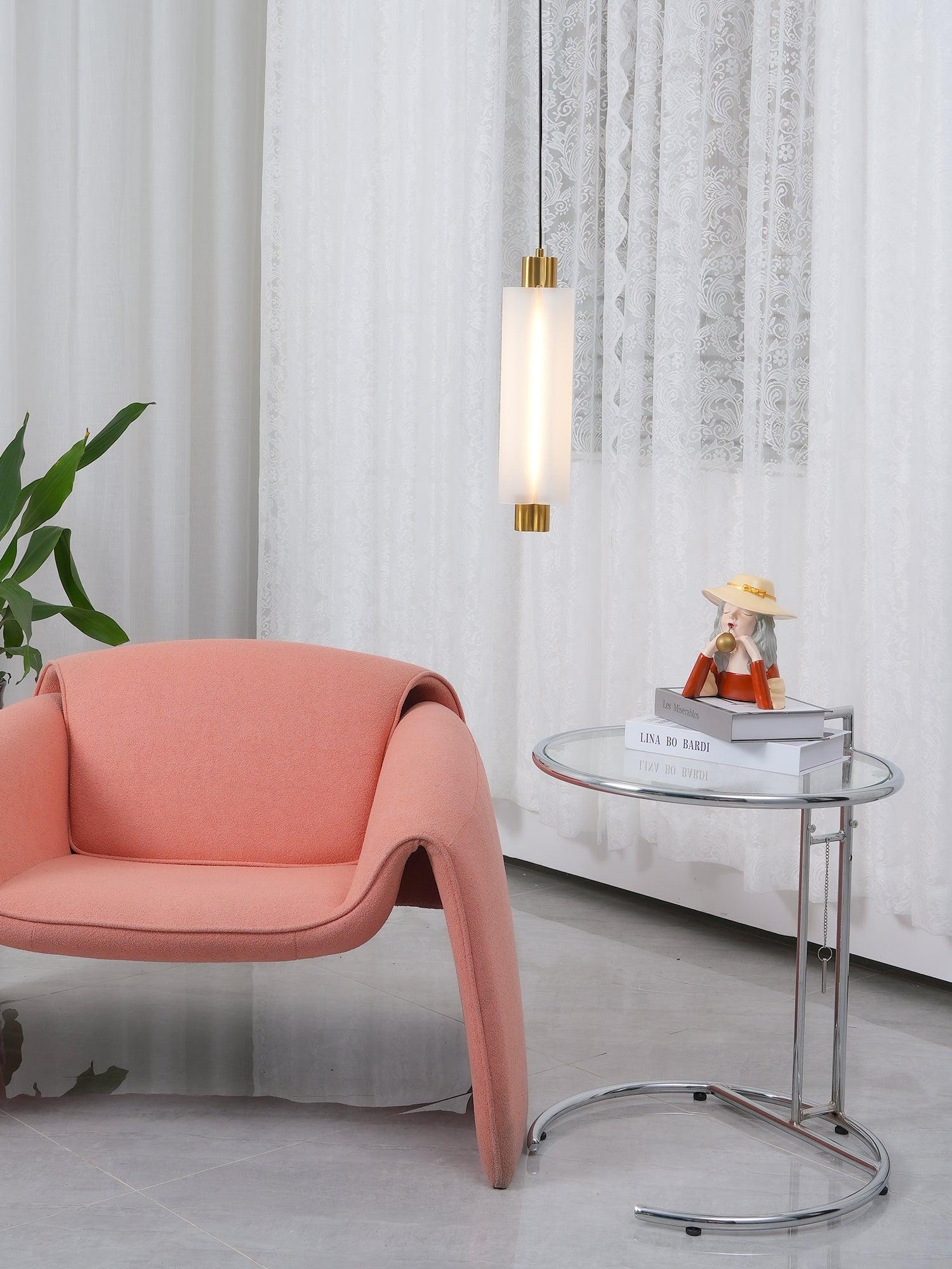 Boriel Acrylic Industrial Pendant Light-Neutral Decor
