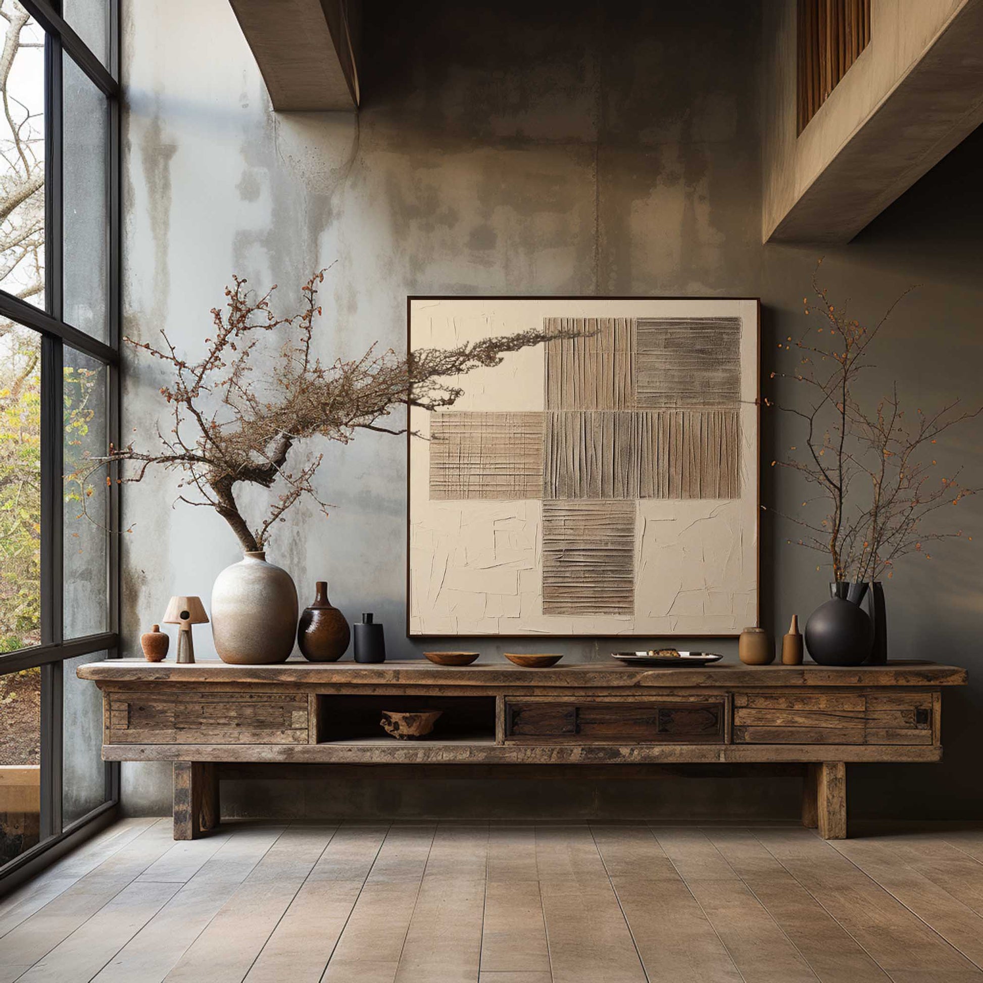 Wabi-Sabi Wall Art TX256 - Neutralighting