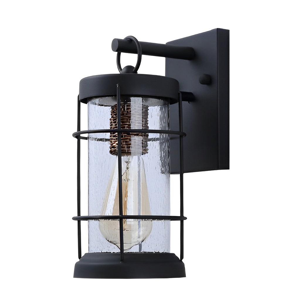 Honou Retro Rustic Glass Exterior Wall Lights