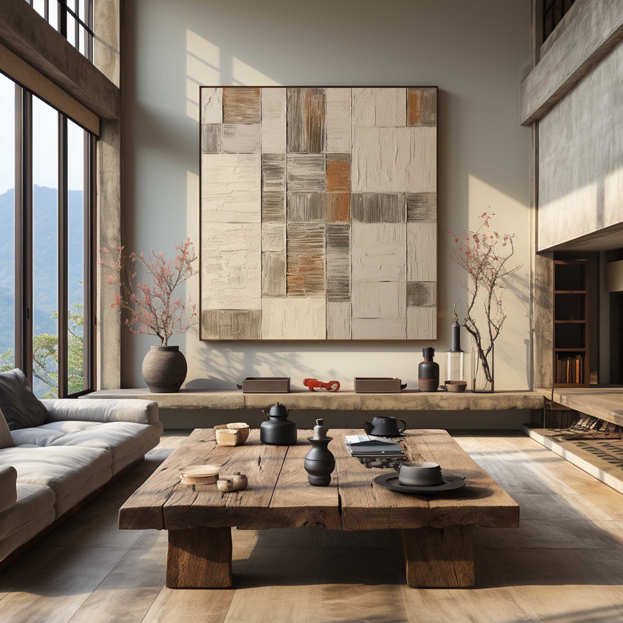 Wabi-Sabi Wall Art TX265 - Neutralighting