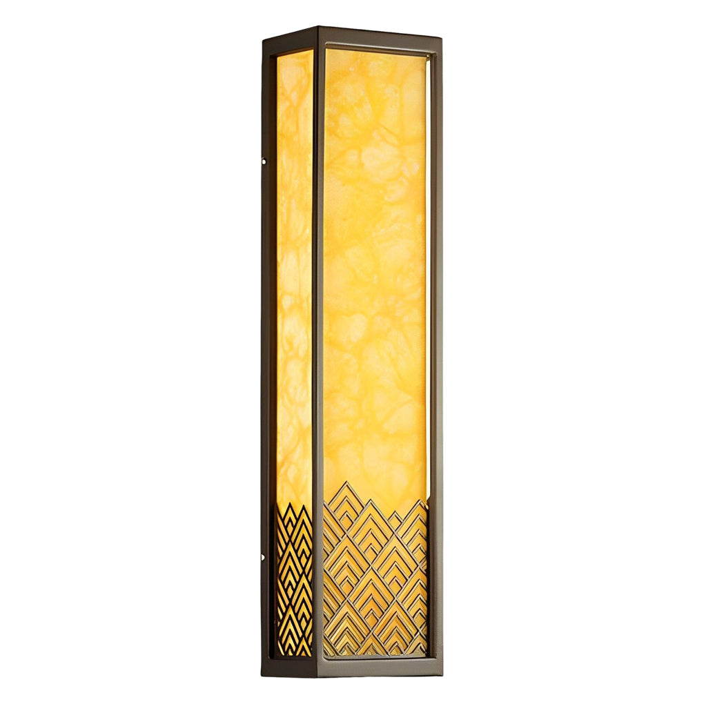 Eaglye Vintage Brown Stainless Steel Exterior Wall Lamp