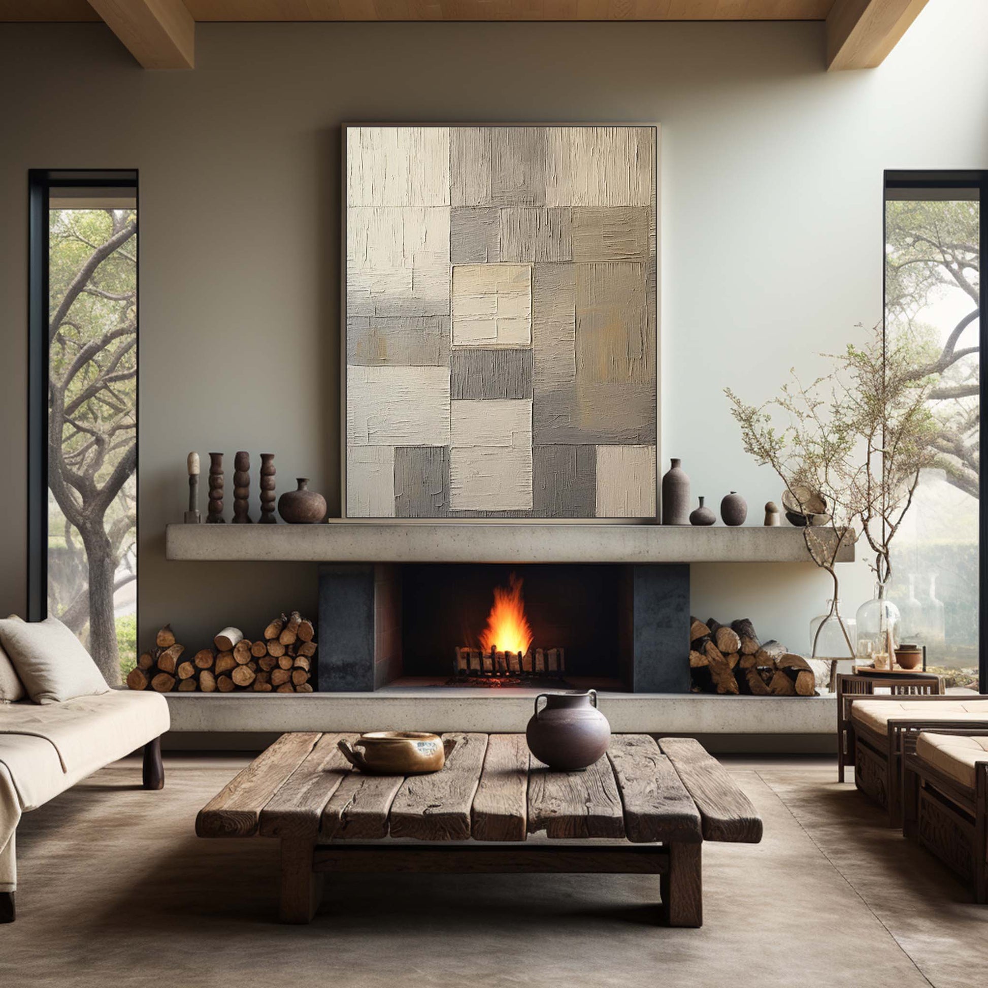 Wabi-Sabi Wall Art TX266 - Neutralighting