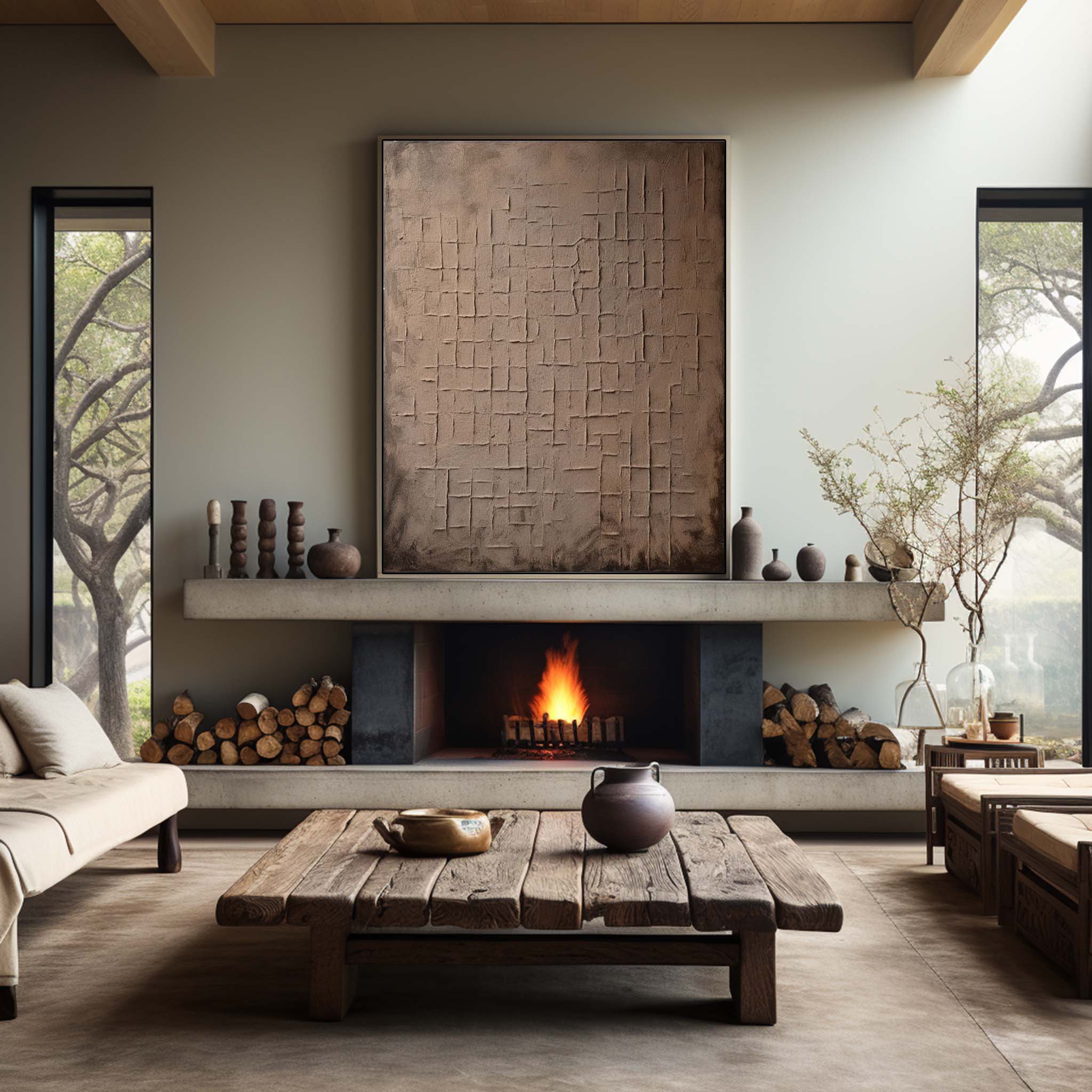 Wabi-Sabi Wall Art TX269 - Neutralighting