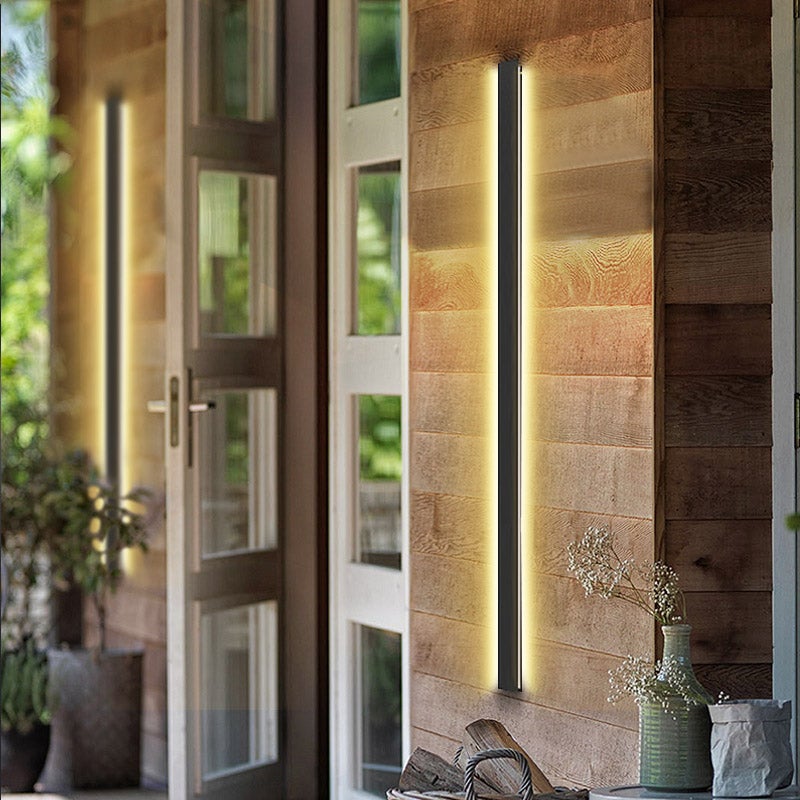 Emma Linear Modern Outdoor Wall Lights
